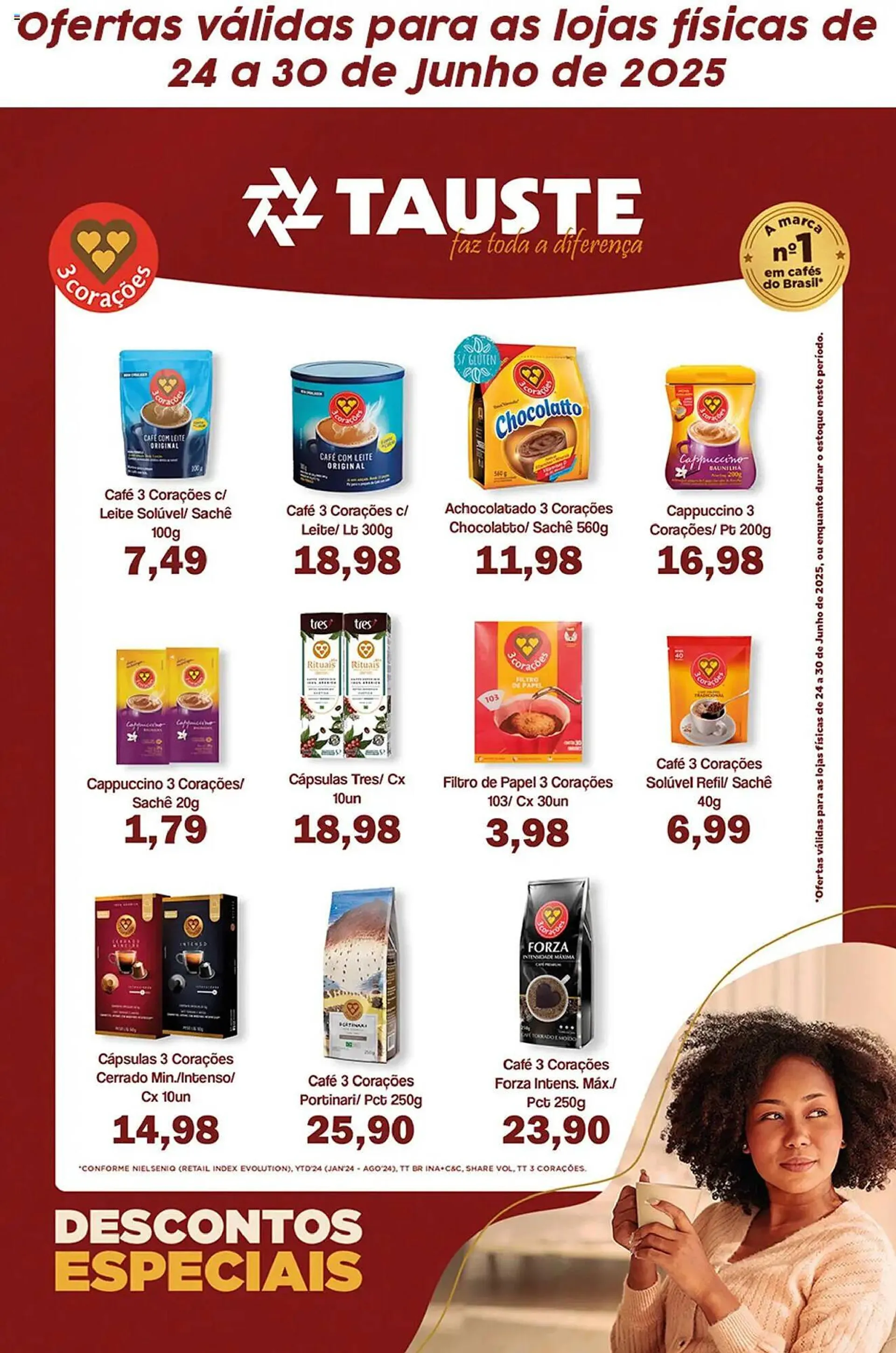 Encarte de Catálogo Supermercados Tauste 24 de junho até 1 de julho 2025 - Pagina 1