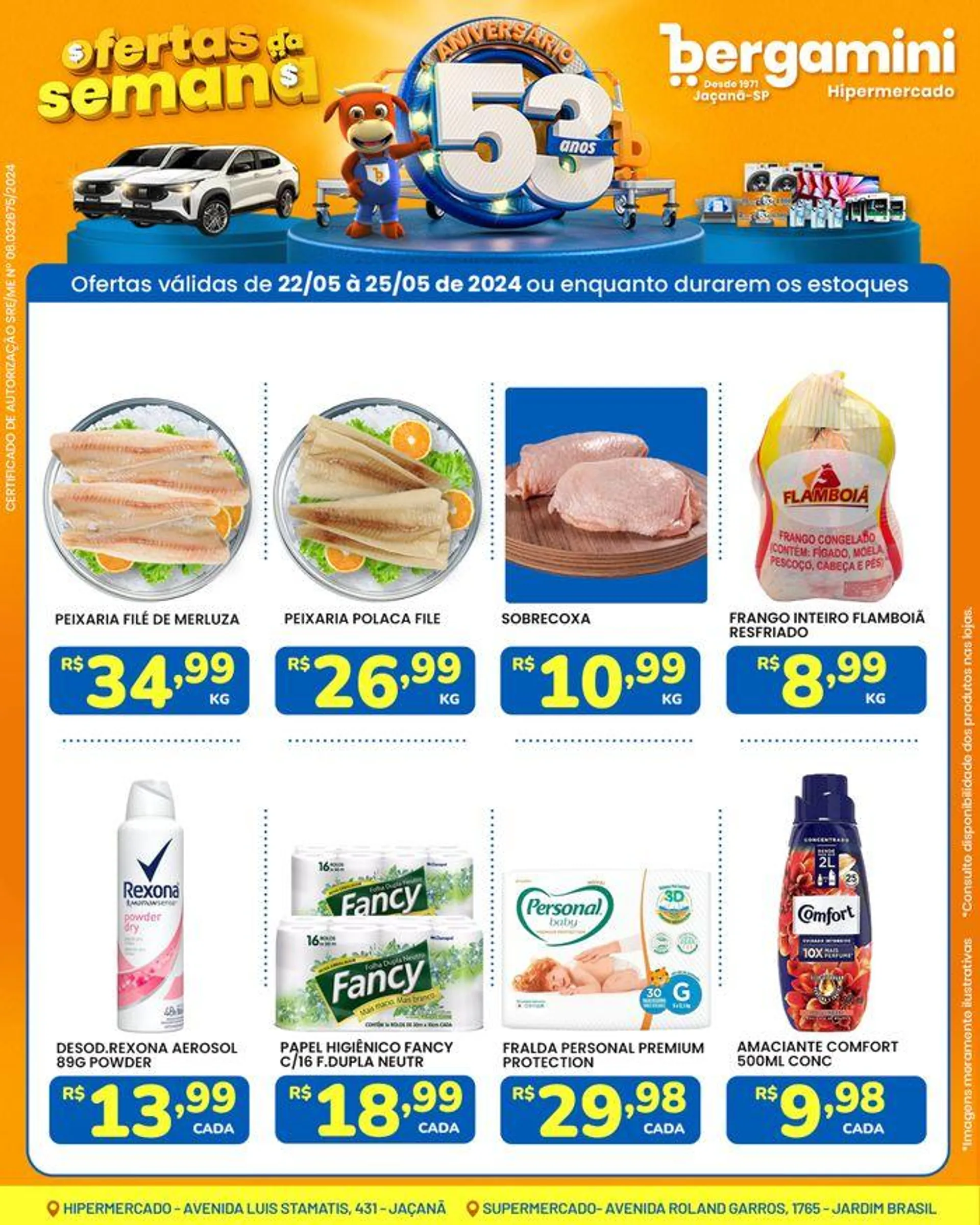 Encarte de Ofertas Supermercado Bergamini 23 de maio até 25 de maio 2024 - Pagina 2