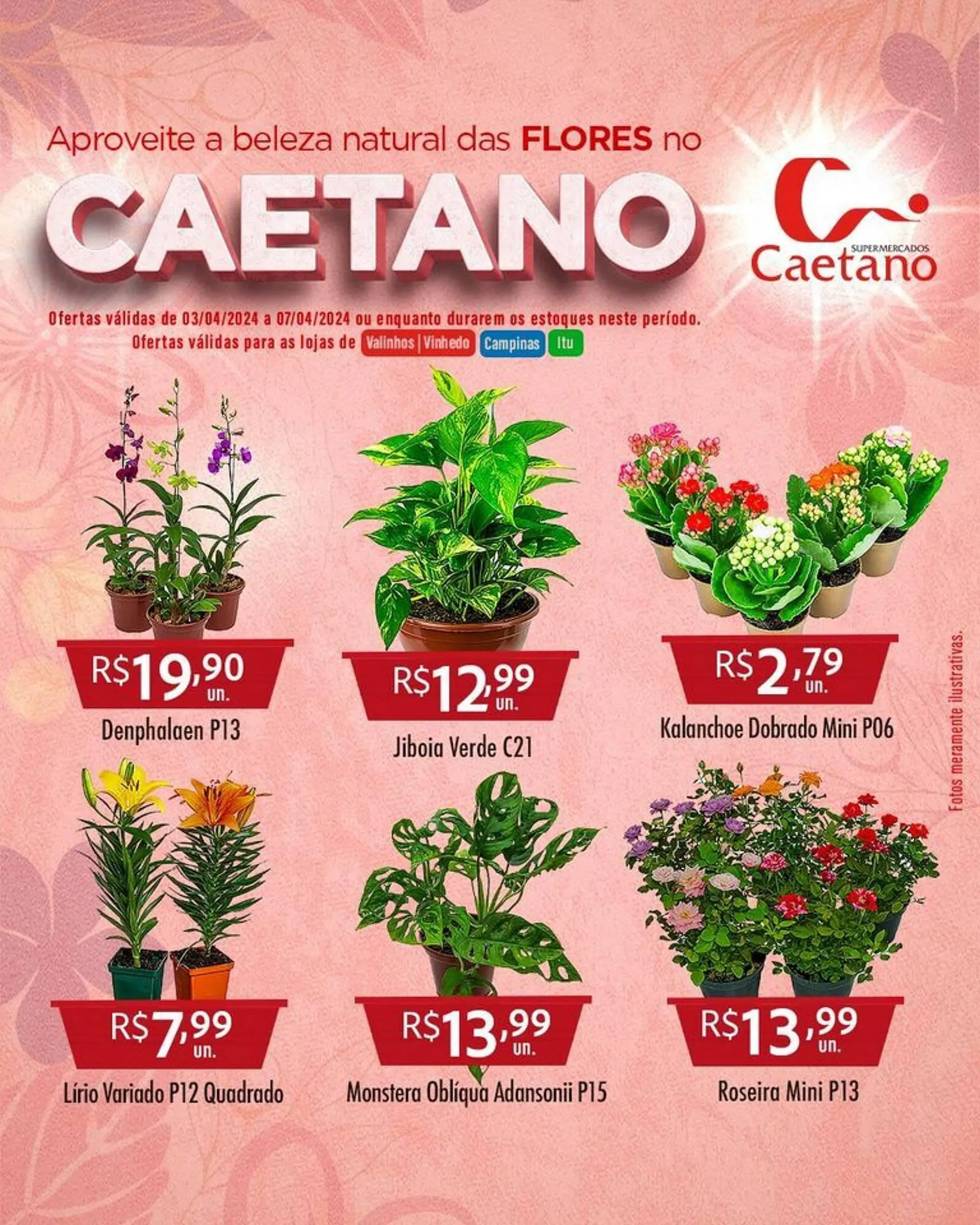 Encarte de Catálogo Supermercados Caetano 4 de abril até 7 de abril 2024 - Pagina 1