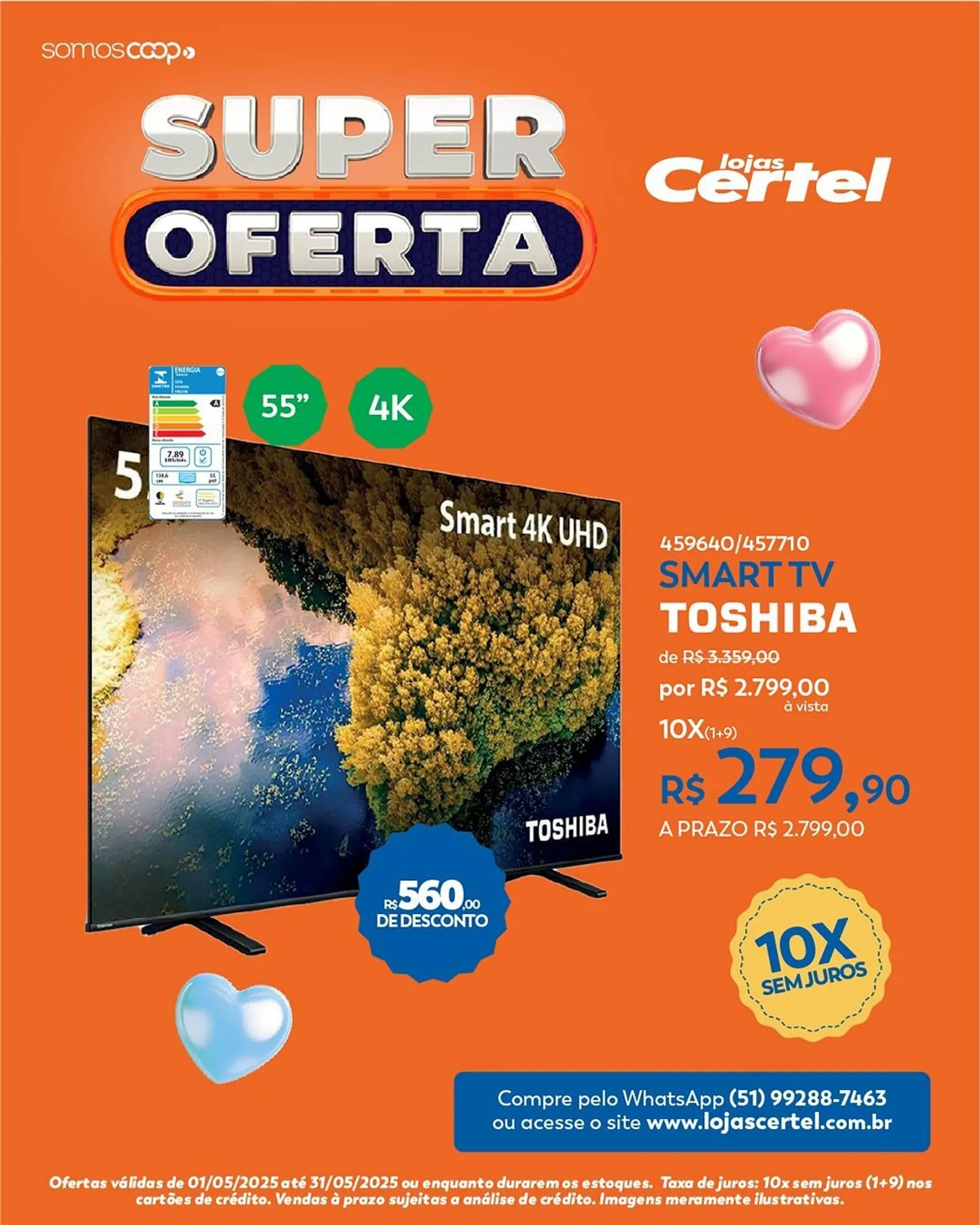 Encarte de Catálogo Lojas Certel 19 de maio até 31 de maio 2025 - Pagina 5