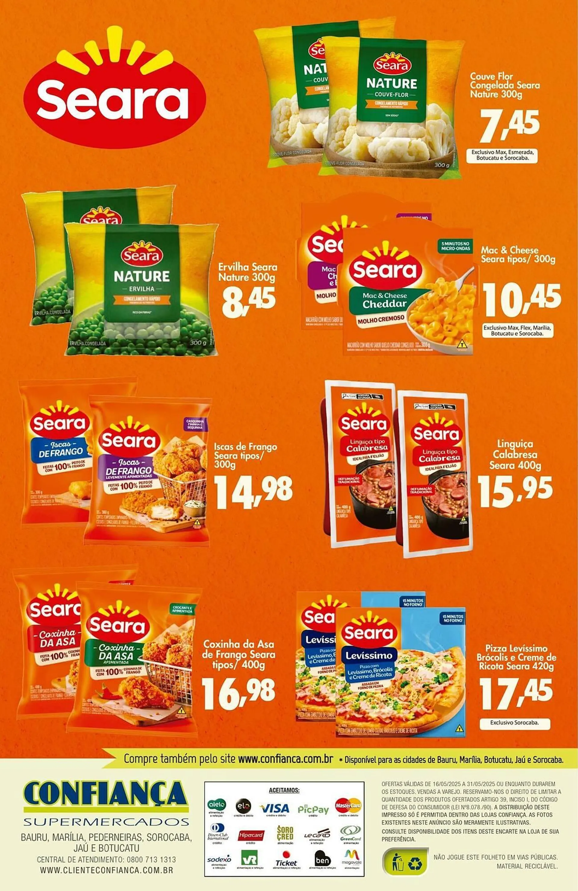 Encarte de Catálogo Confiança Supermercados 16 de maio até 31 de maio 2025 - Pagina 2