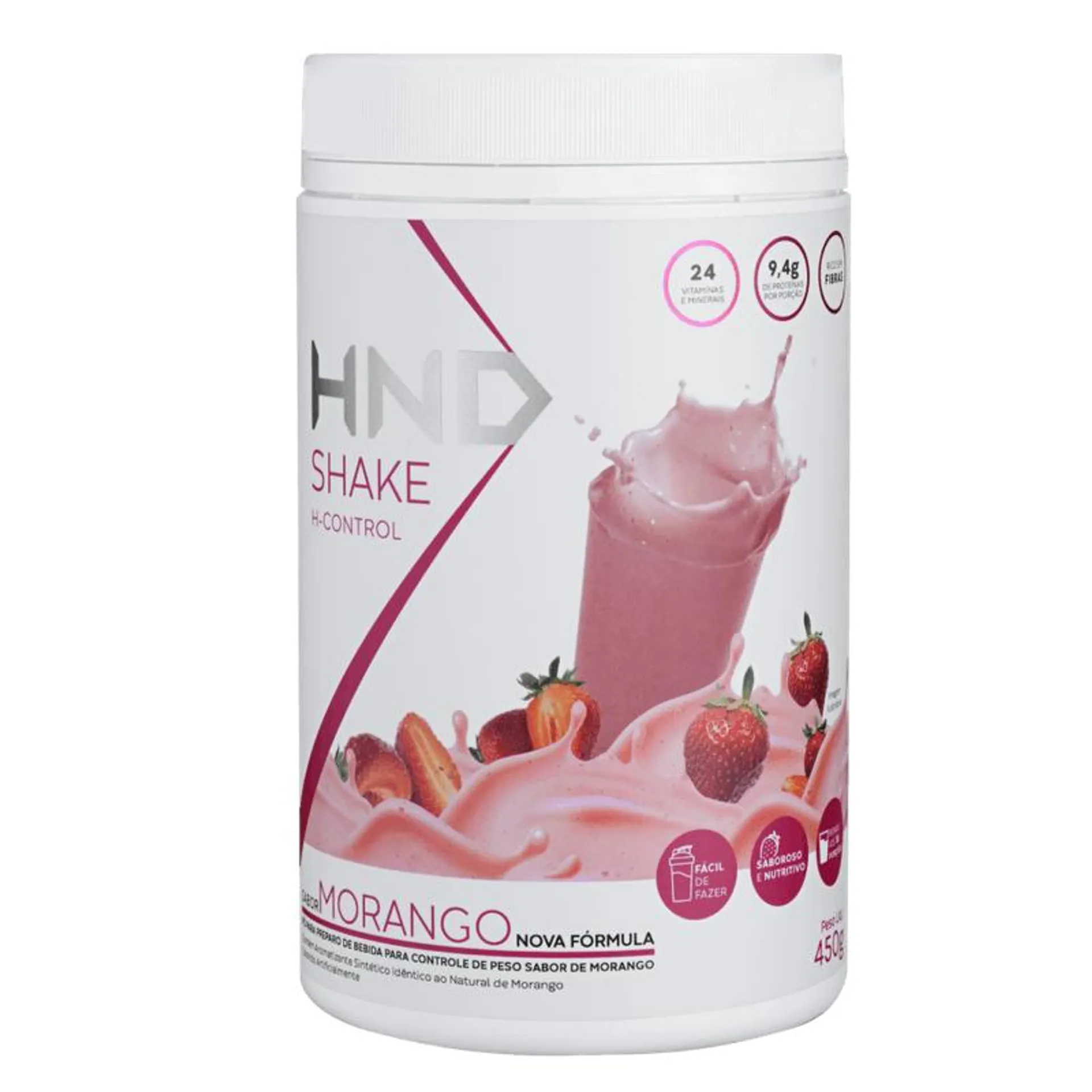 Shake H-Control Sabor Morango HND 450g