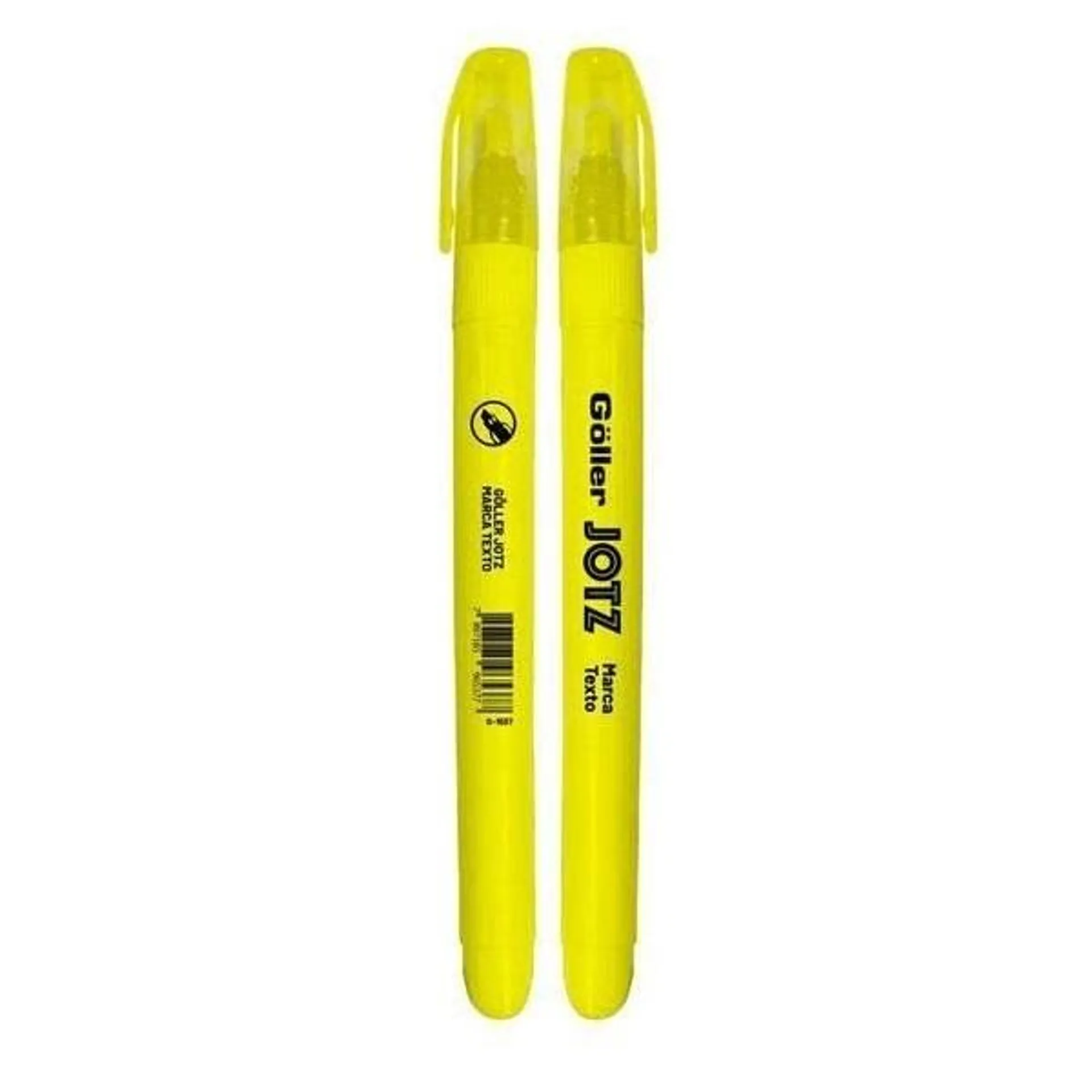 Pincel Marca Texto Jotz Amarelo 1 UN Goller