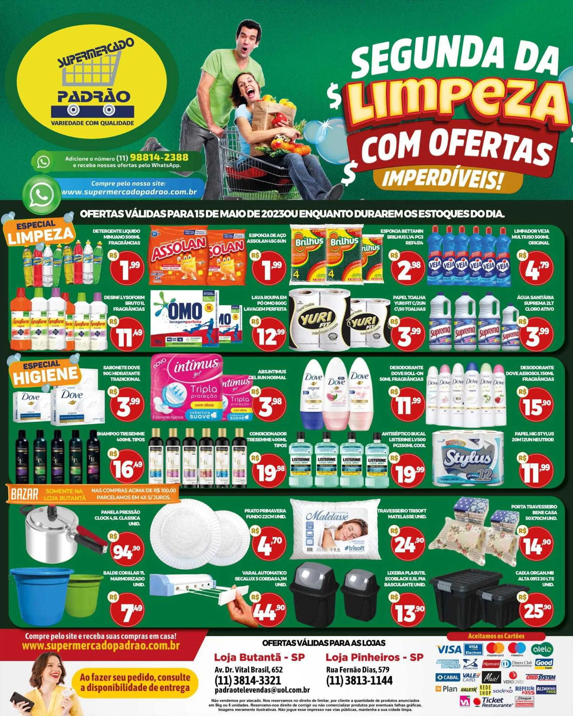 Supermercado Padrão Folheto, Supermercado Padrão Ofertas