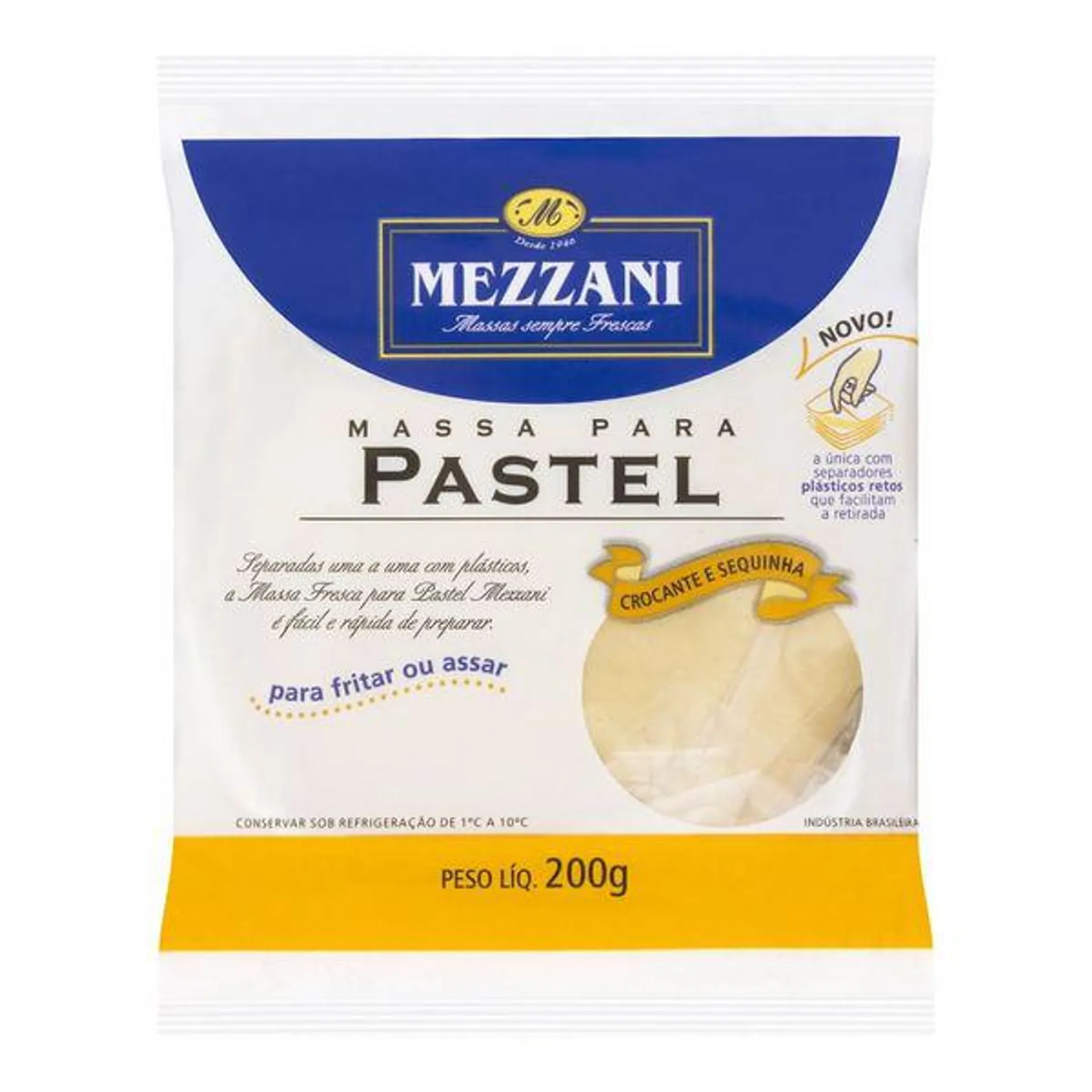 Massa Pastel Mezzani 200g Cumbuca