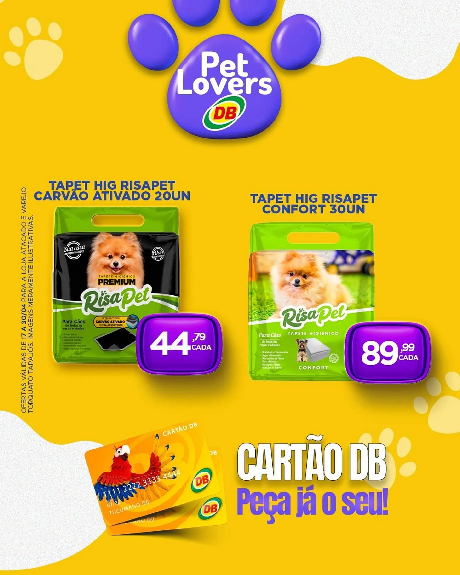 Encarte de Catálogo DB Supermercados 18 de abril até 30 de abril 2025 - Pagina 1