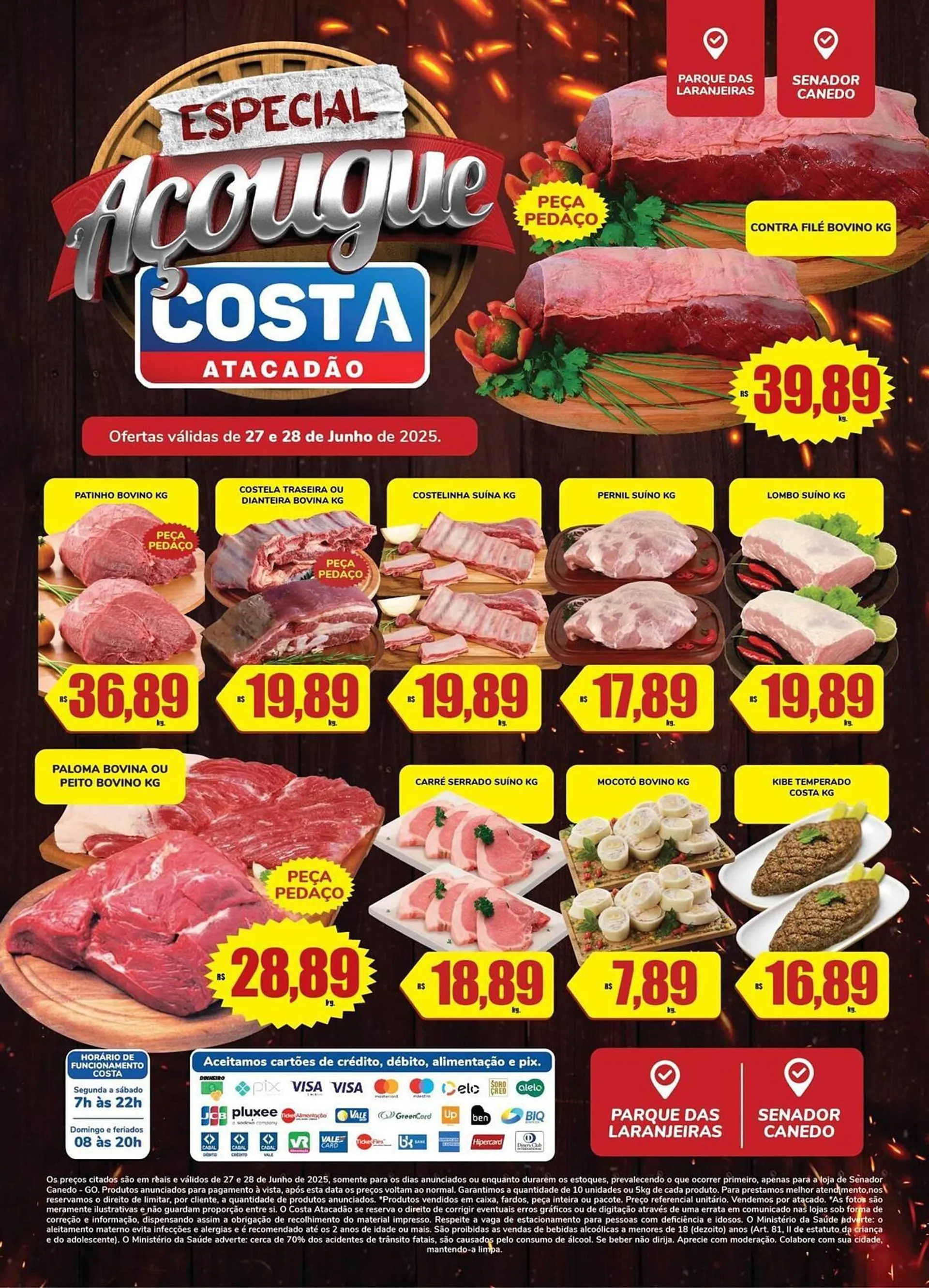 Encarte de Catálogo Costa Atacadão 27 de junho até 28 de junho 2025 - Pagina 1
