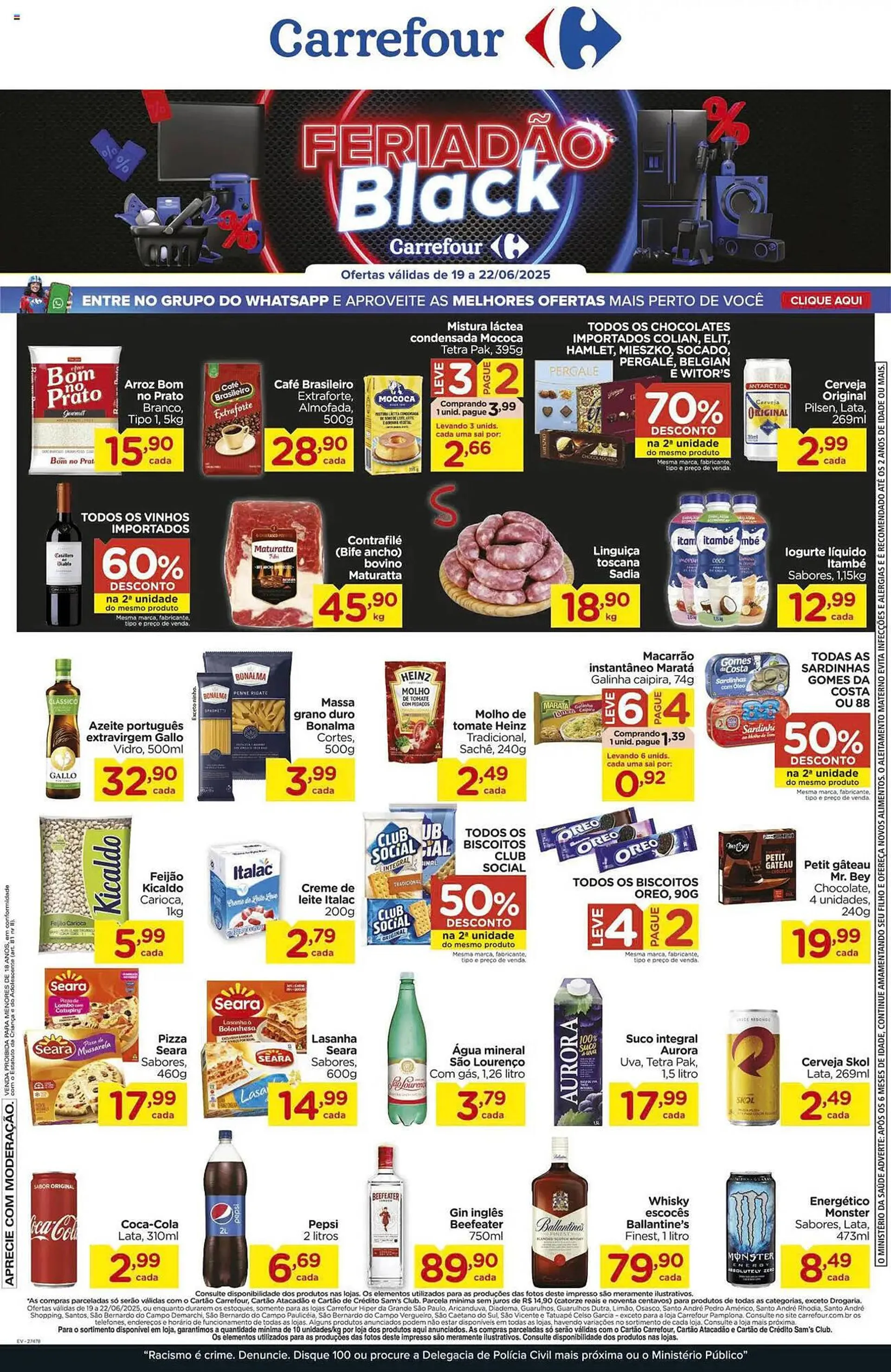 Encarte de Catálogo Carrefour 19 de junho até 24 de junho 2025 - Pagina 1