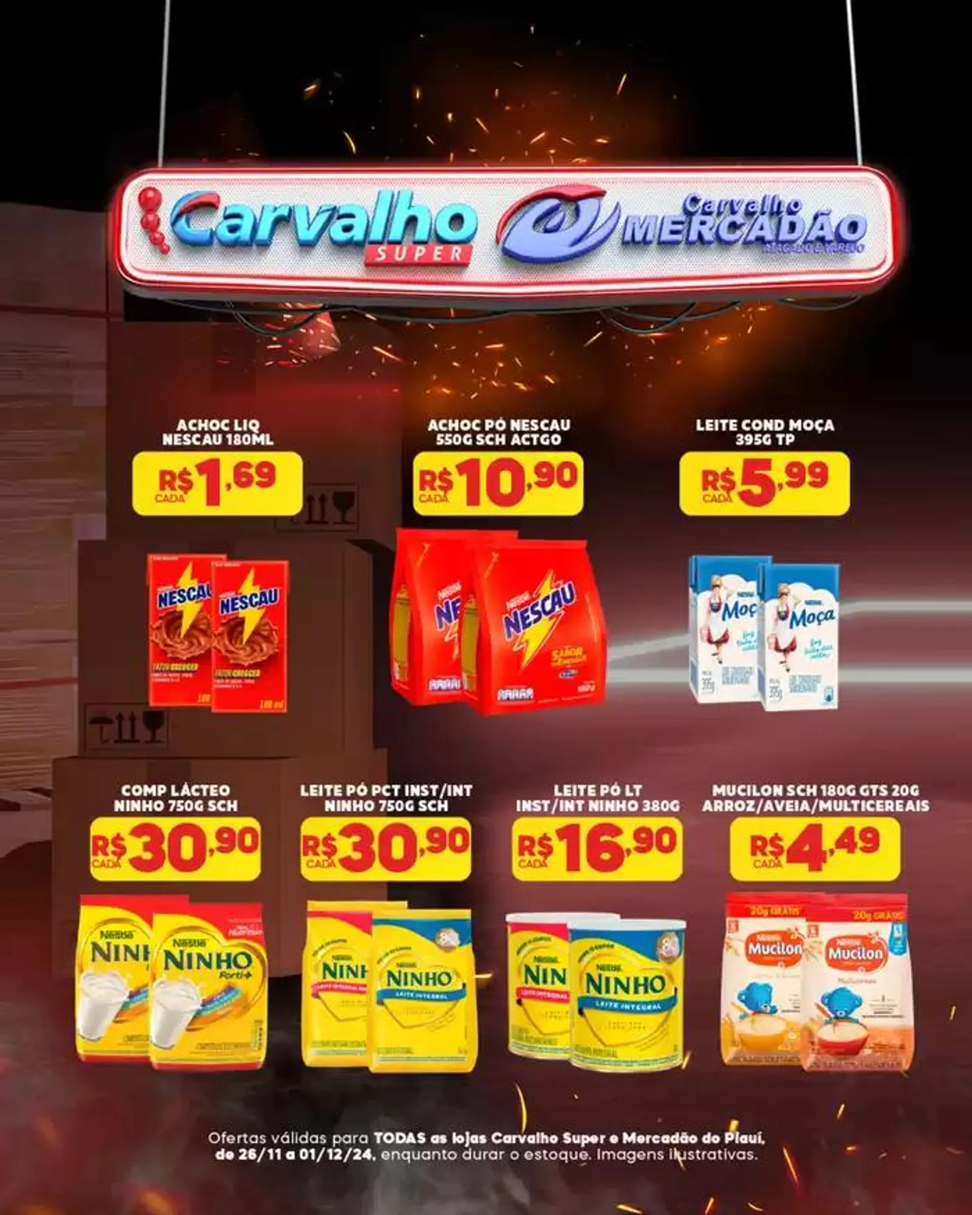 Encarte de Encarte Carvalho Supermercado 27 de novembro até 1 de dezembro 2024 - Pagina 1