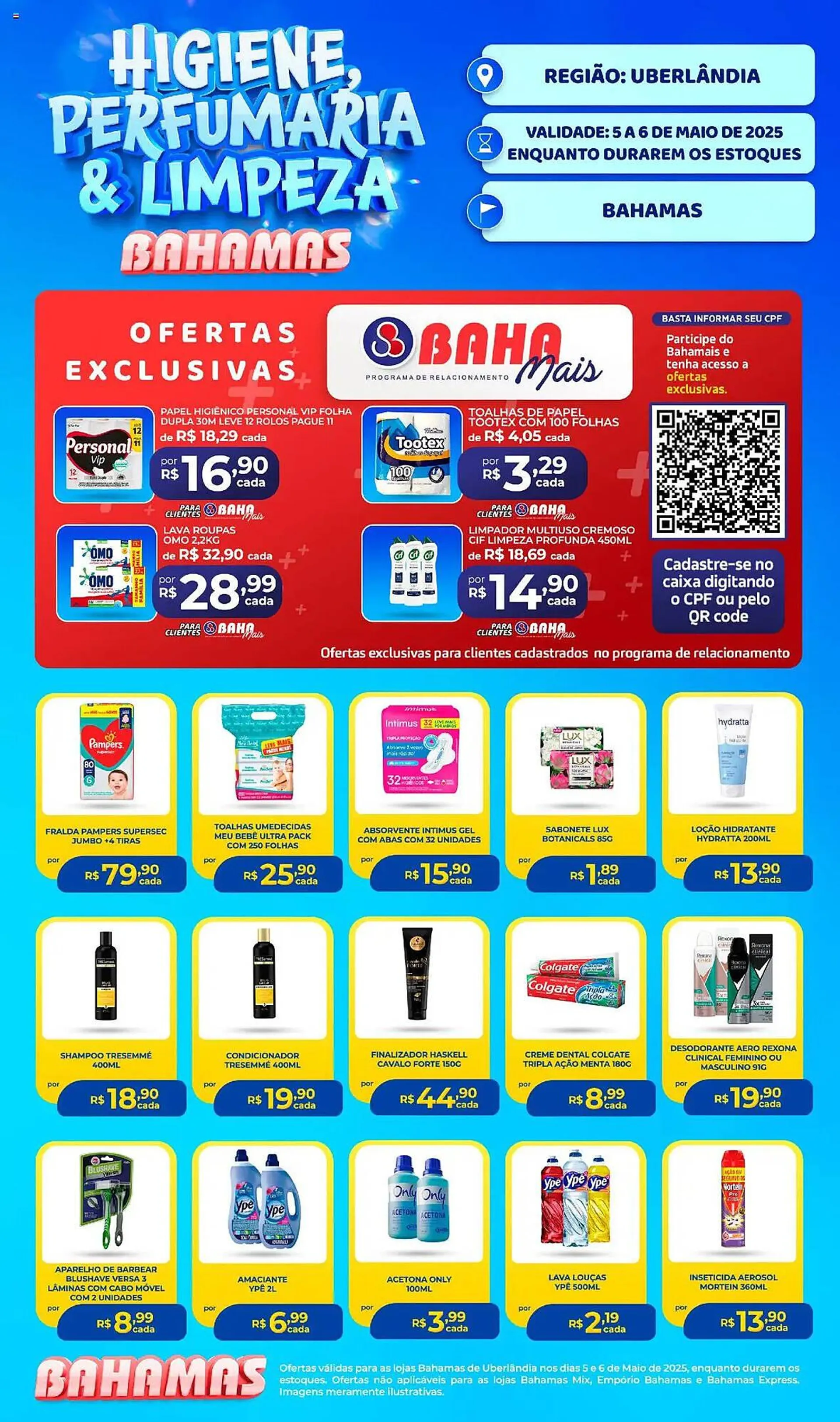 Encarte de Catálogo Bahamas Supermercados 5 de maio até 6 de maio 2025 - Pagina 1