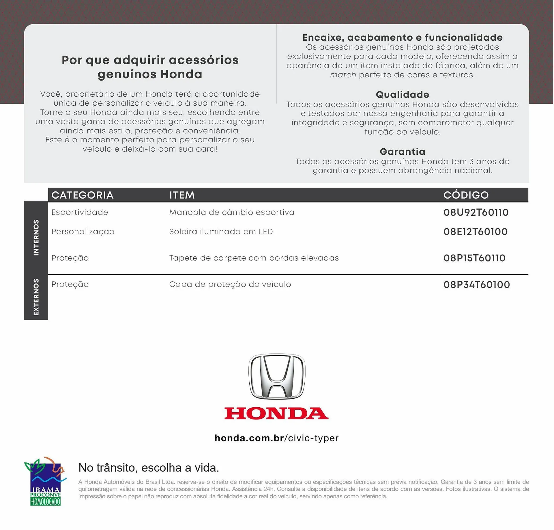Encarte de Catálogo Honda 18 de junho até 18 de junho 2024 - Pagina 3