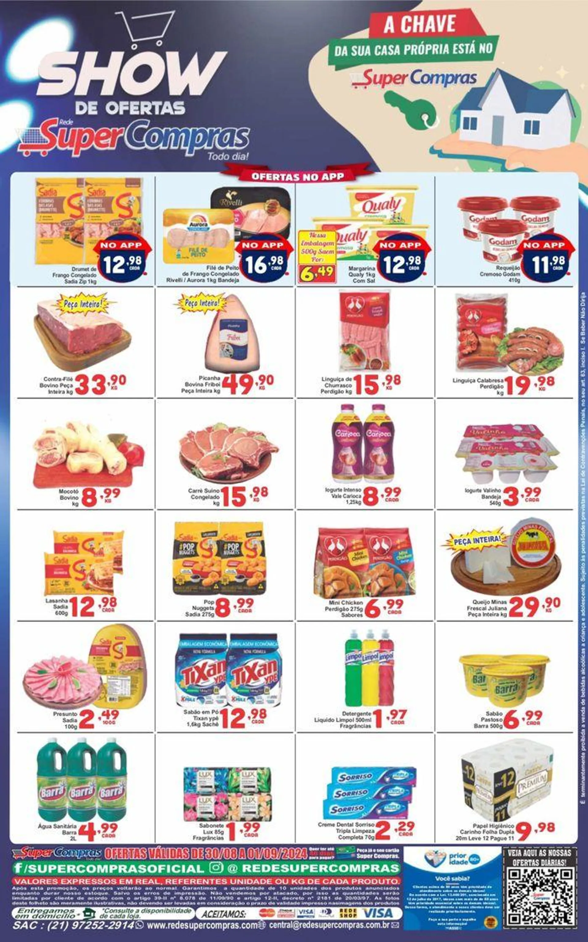 Encarte de Oferta Rede Super Compras 30 de agosto até 1 de setembro 2024 - Pagina 2