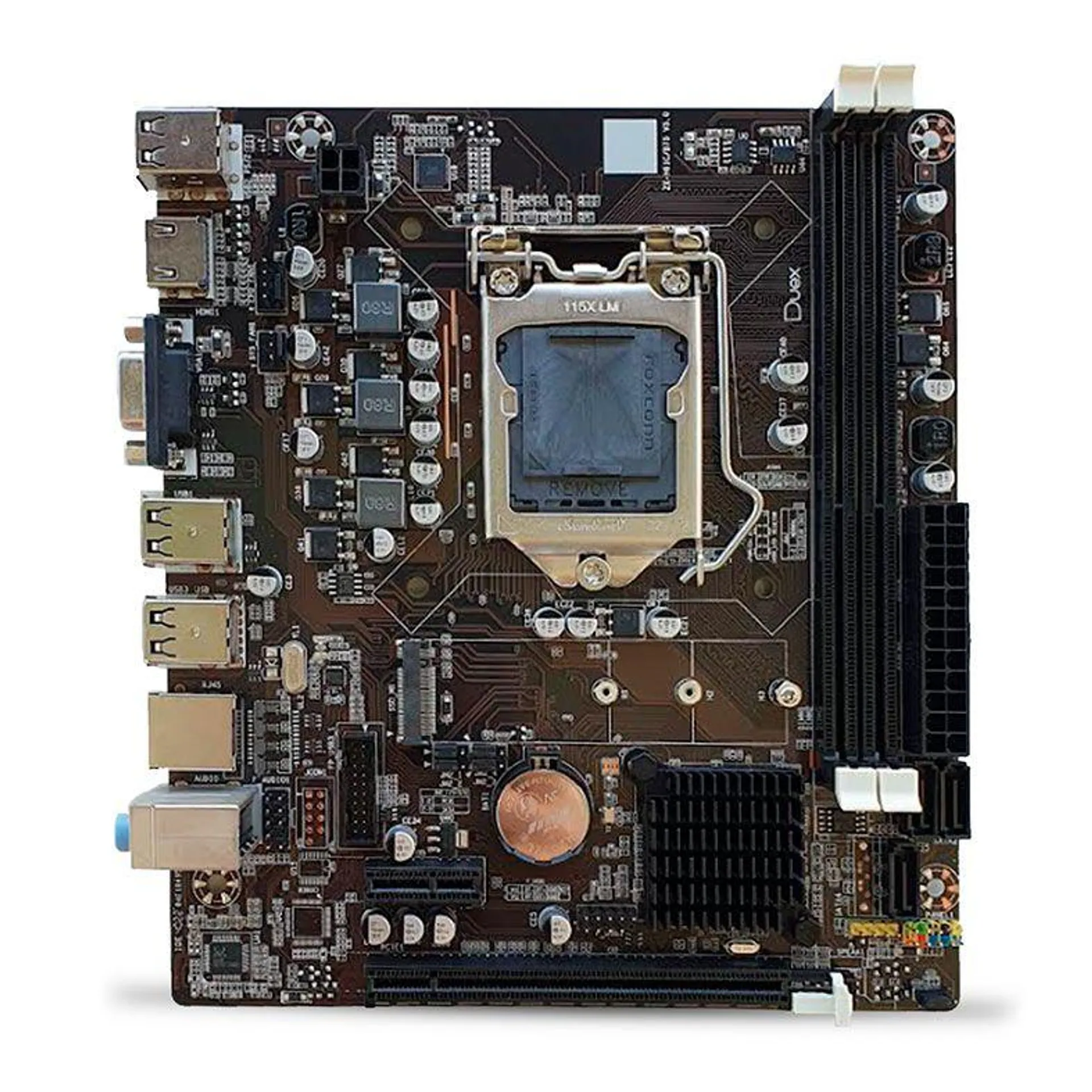 Placa Mae Duex DX H61ZG M2, DDR3, Socket 1155, M-ATX, Chipset Intel H61, DX-H61ZG-M2