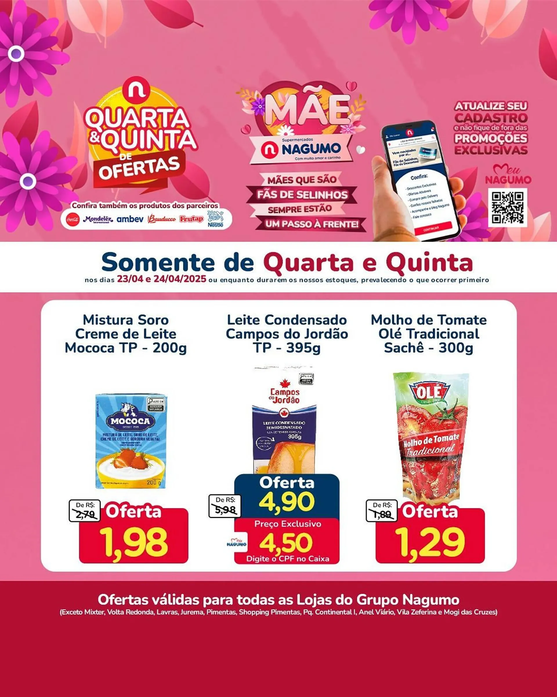 Encarte de Catálogo Nagumo 23 de abril até 24 de abril 2025 - Pagina 1