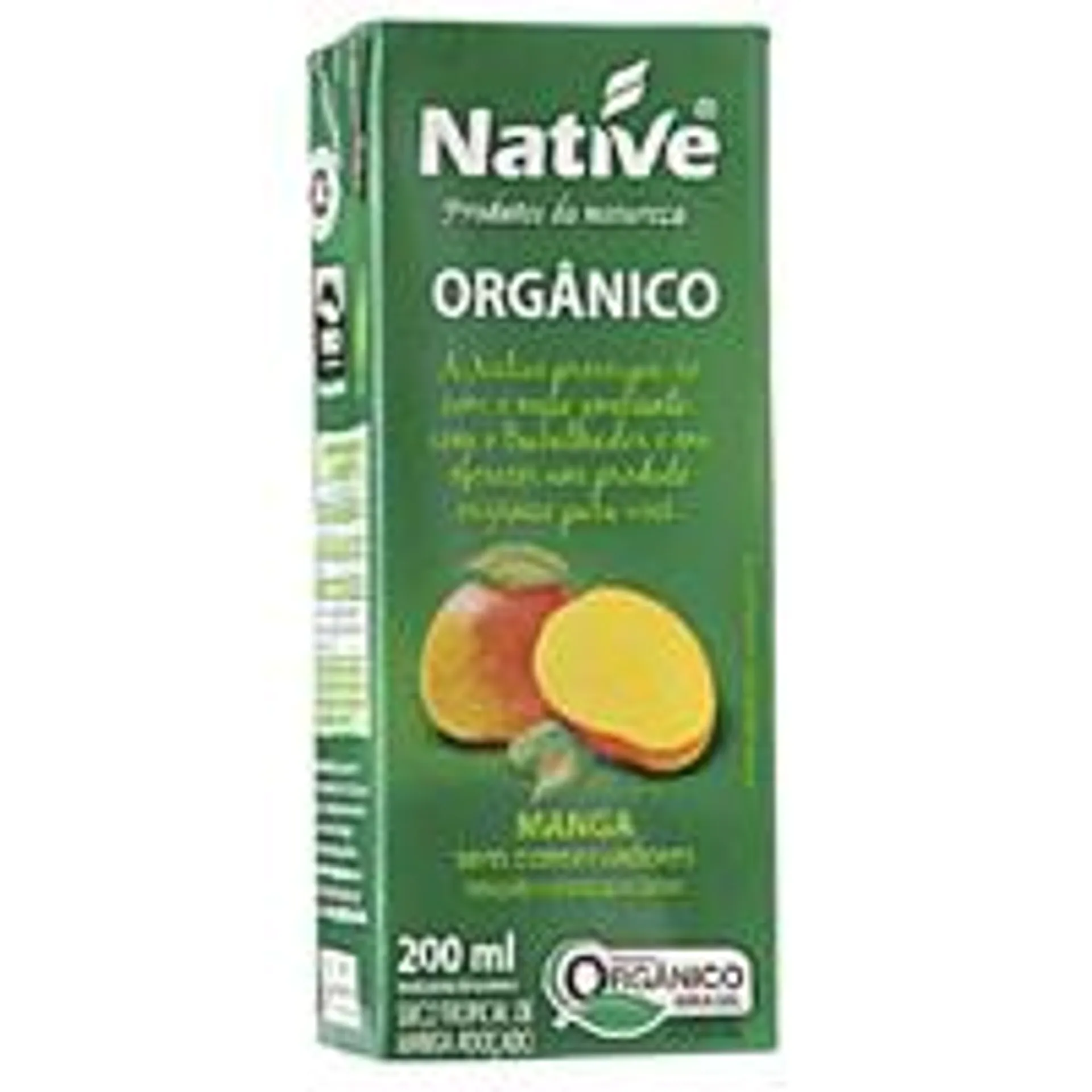 Suco Orgânico NATIVE Sabor Manga 200ml