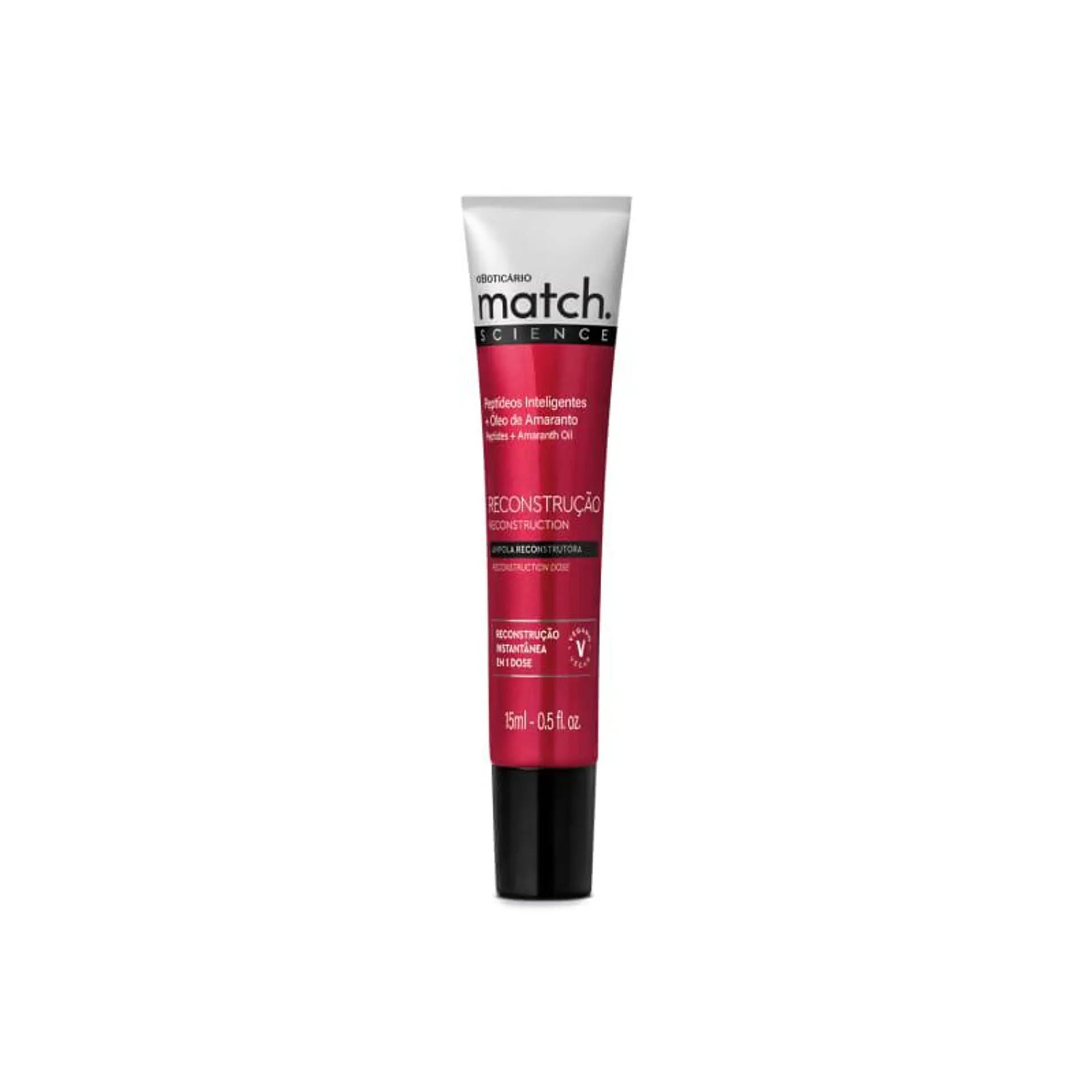 Ampola Capilar Match Science Reconstrução 15ml