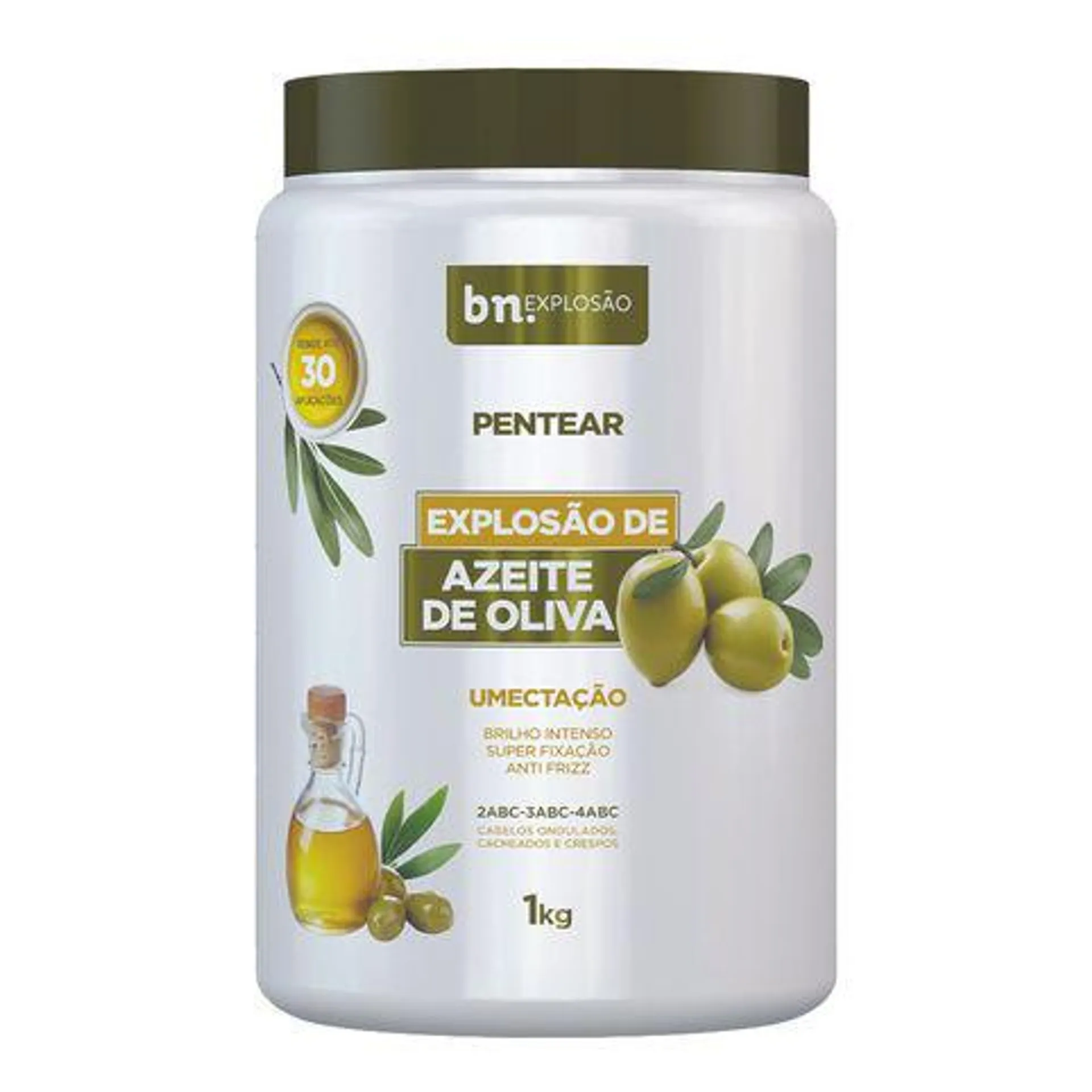 Creme para Pentear Beleza Natural Explosao Azeite de Oliva 1kg