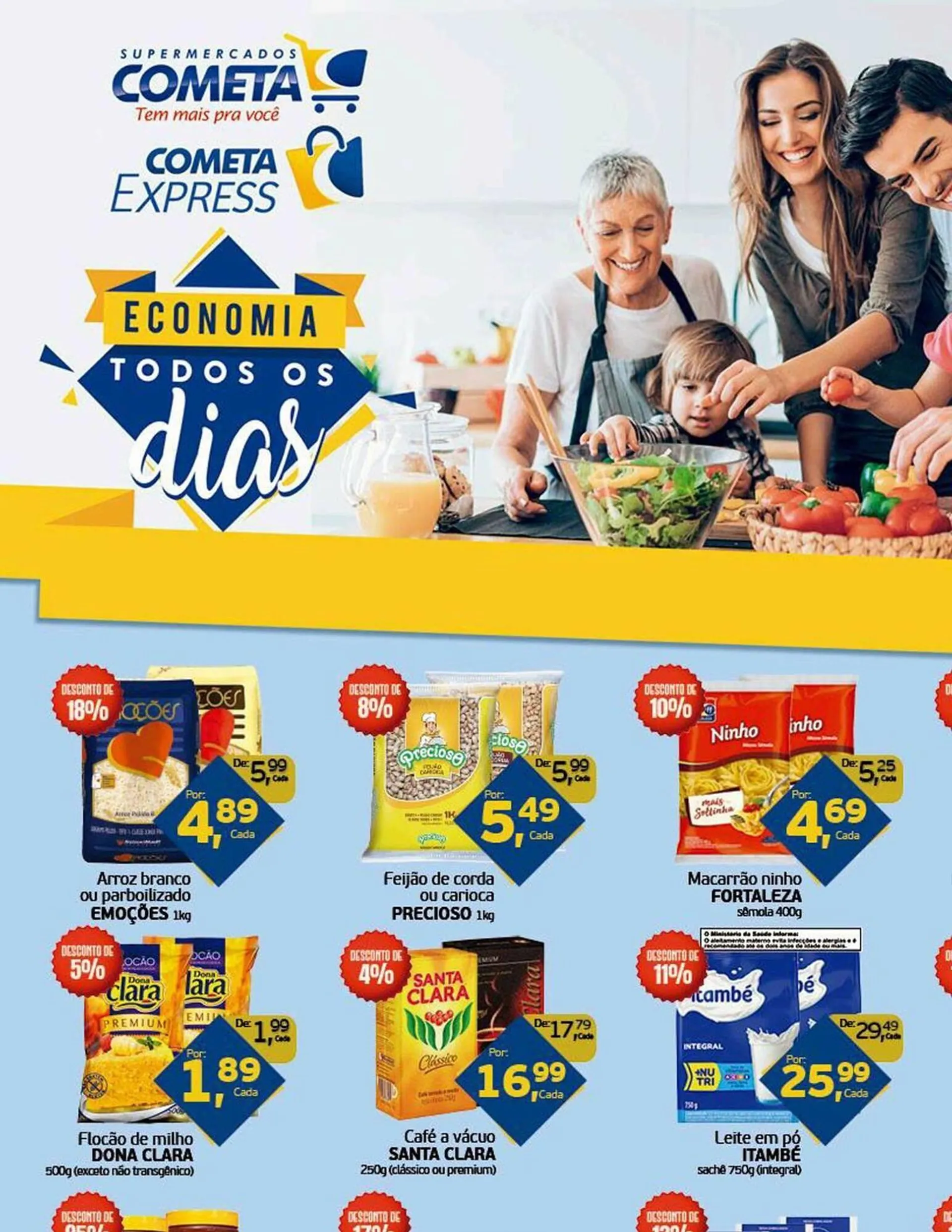 Encarte de Catálogo Cometa Supermercados 5 de maio até 11 de maio 2025 - Pagina 1