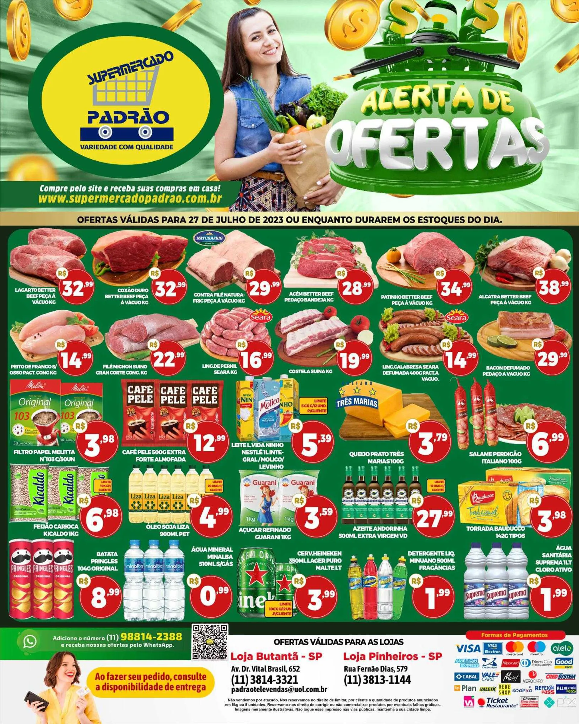 Supermercado Padrão Folheto, Supermercado Padrão Ofertas