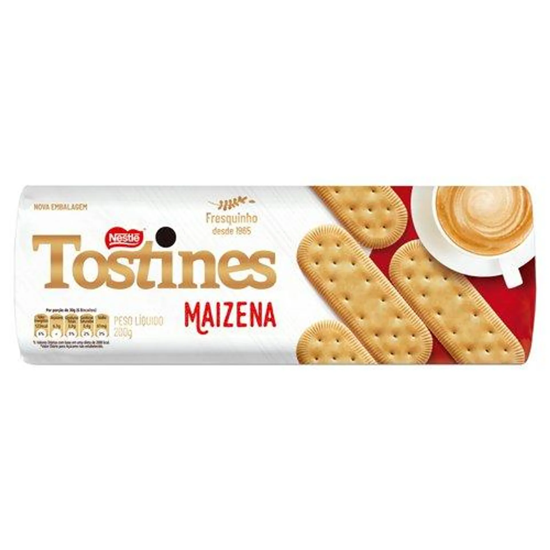 Biscoito Maizena Tostines Pacote 200g