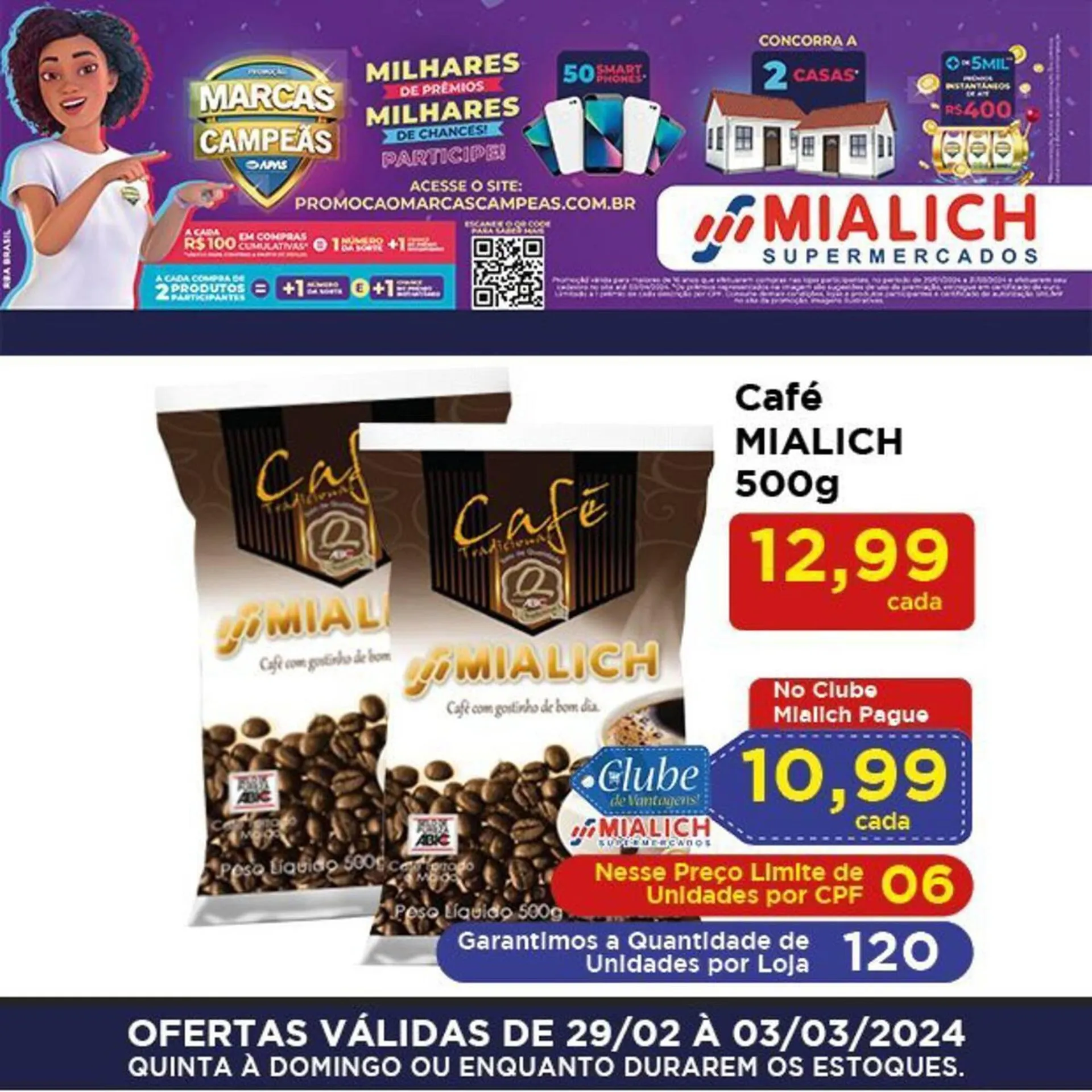 Encarte de Catálogo Mialich Supermercados 29 de fevereiro até 3 de março 2024 - Pagina 