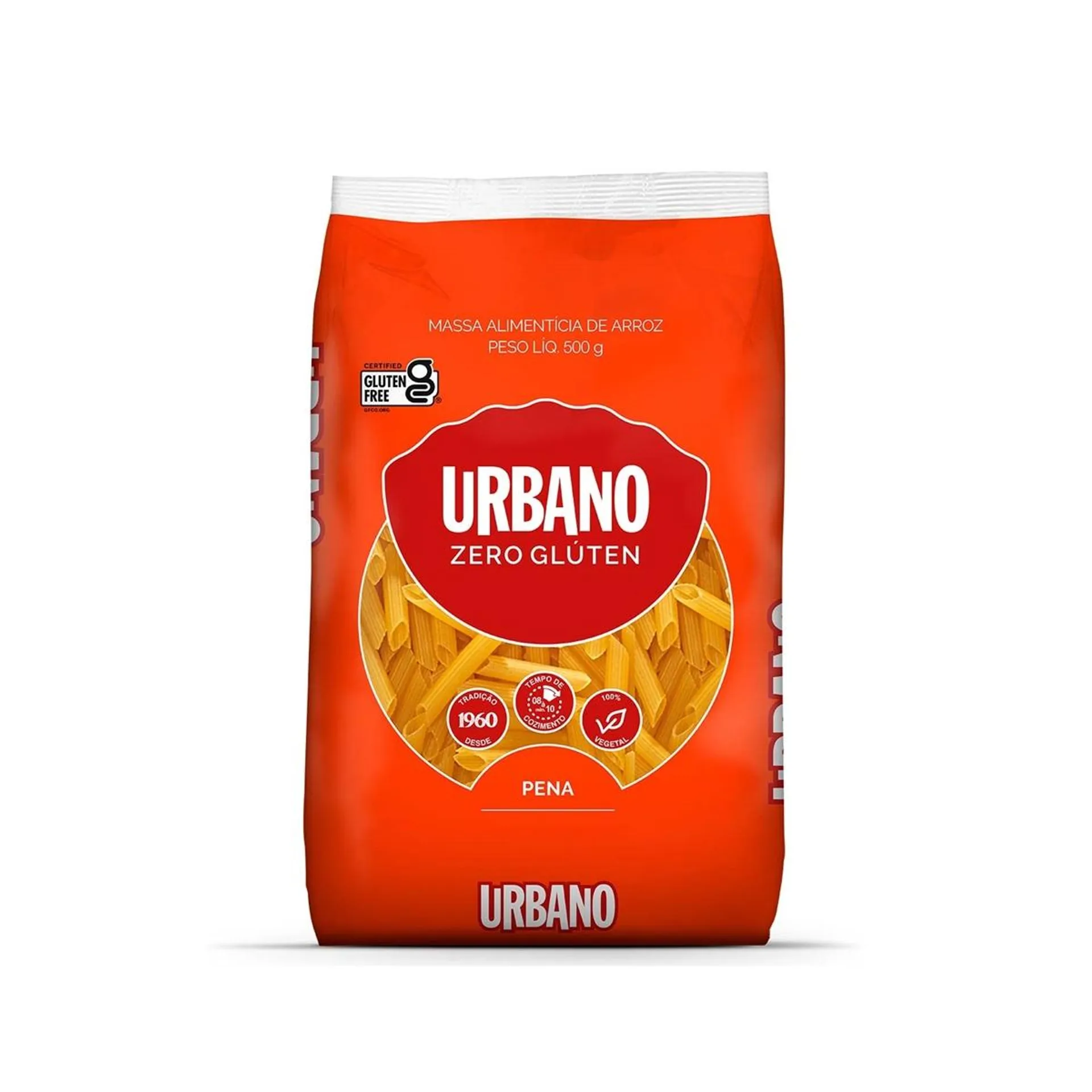 Macarrão Urbano Arroz Pena Sem Glúten - 500g