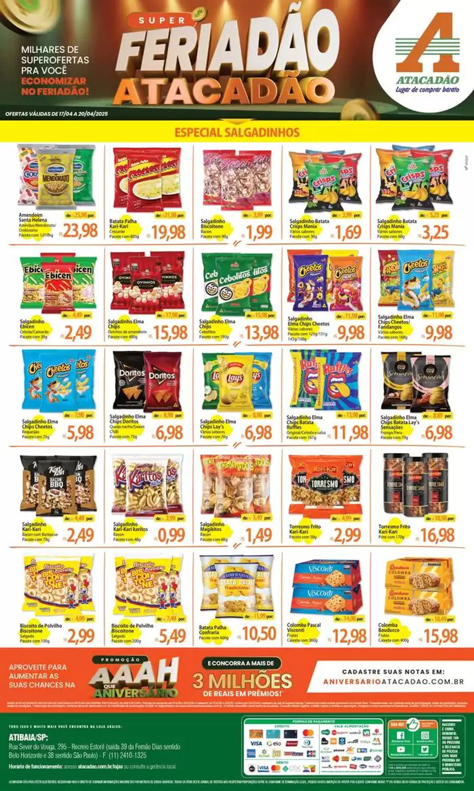Encarte de Ofertas para caçadores de pechinchas 17 de abril até 20 de abril 2025 - Pagina 1