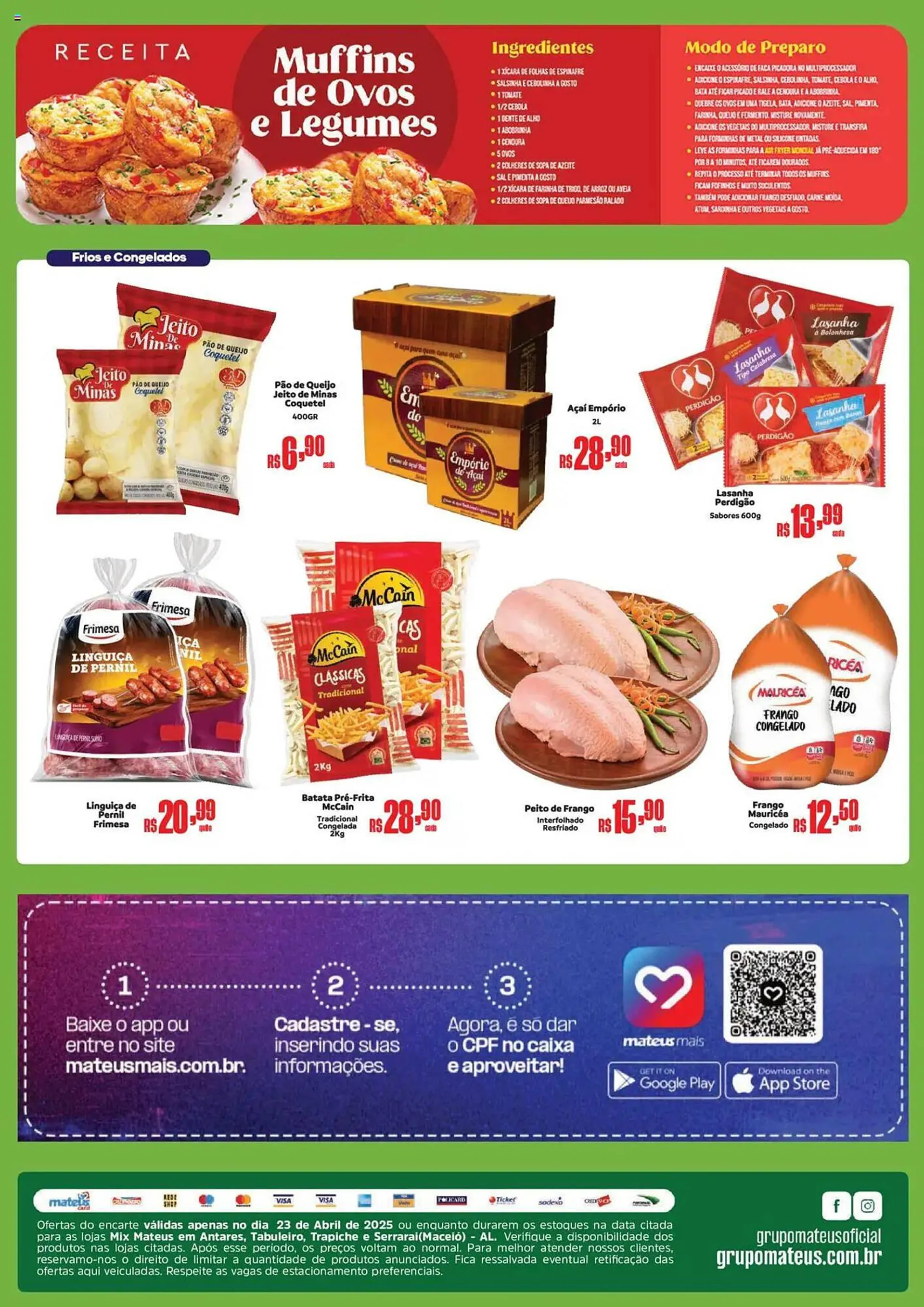 Encarte de Catálogo Supermercados Mateus 23 de abril até 23 de abril 2025 - Pagina 2