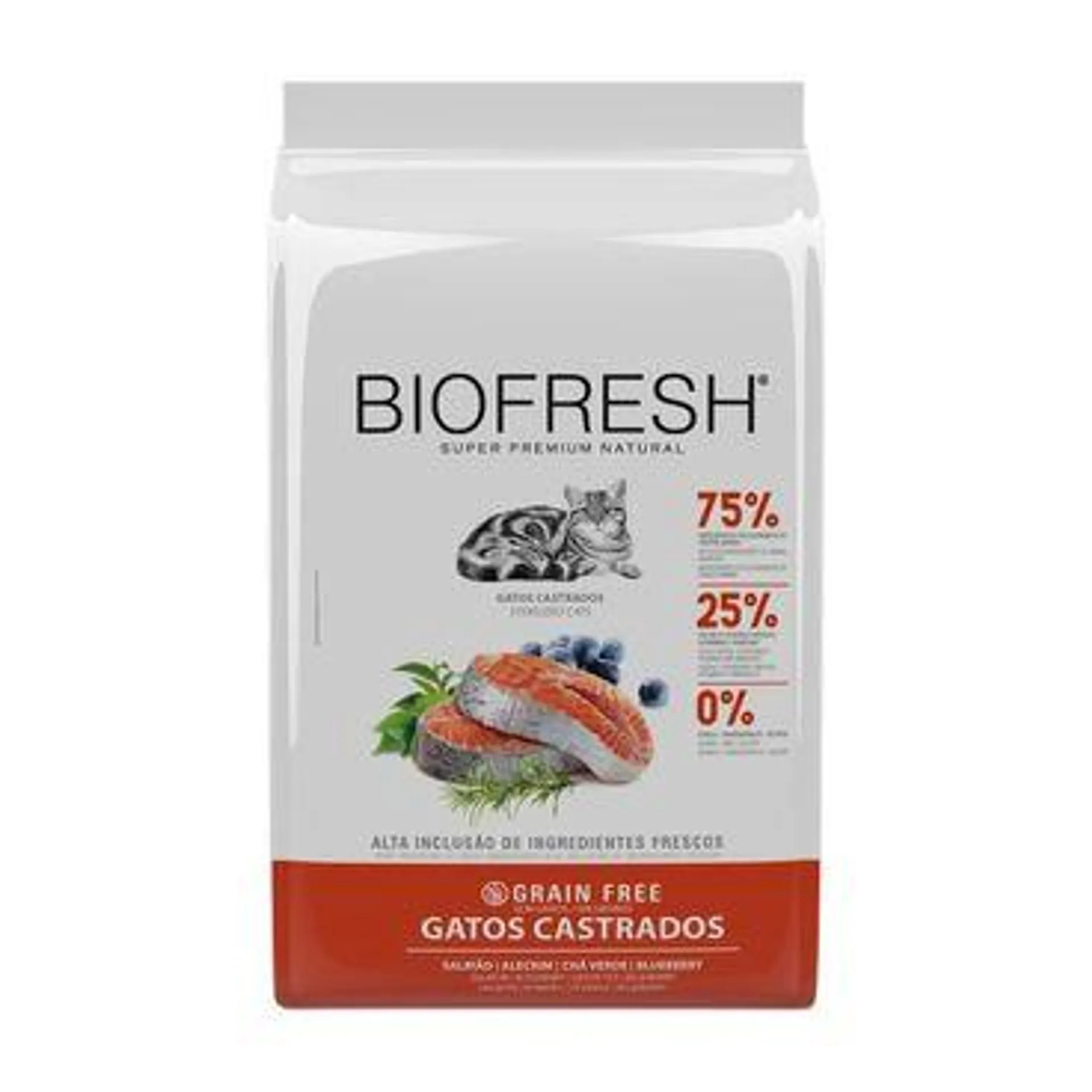 Ração Biofresh Gatos Castrados Salmão 400 g