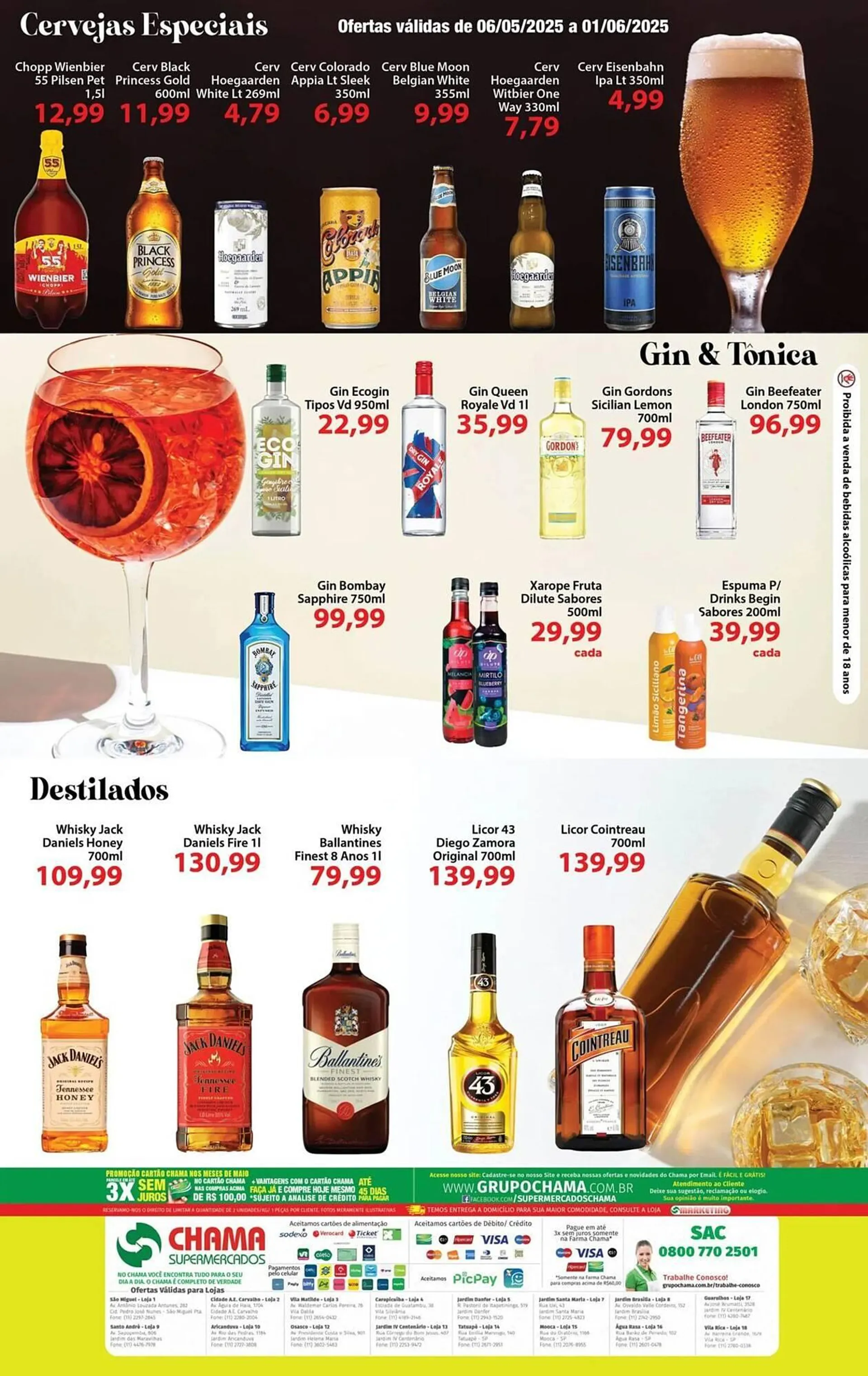 Encarte de Catálogo Chama Supermercados 6 de maio até 1 de junho 2025 - Pagina 2