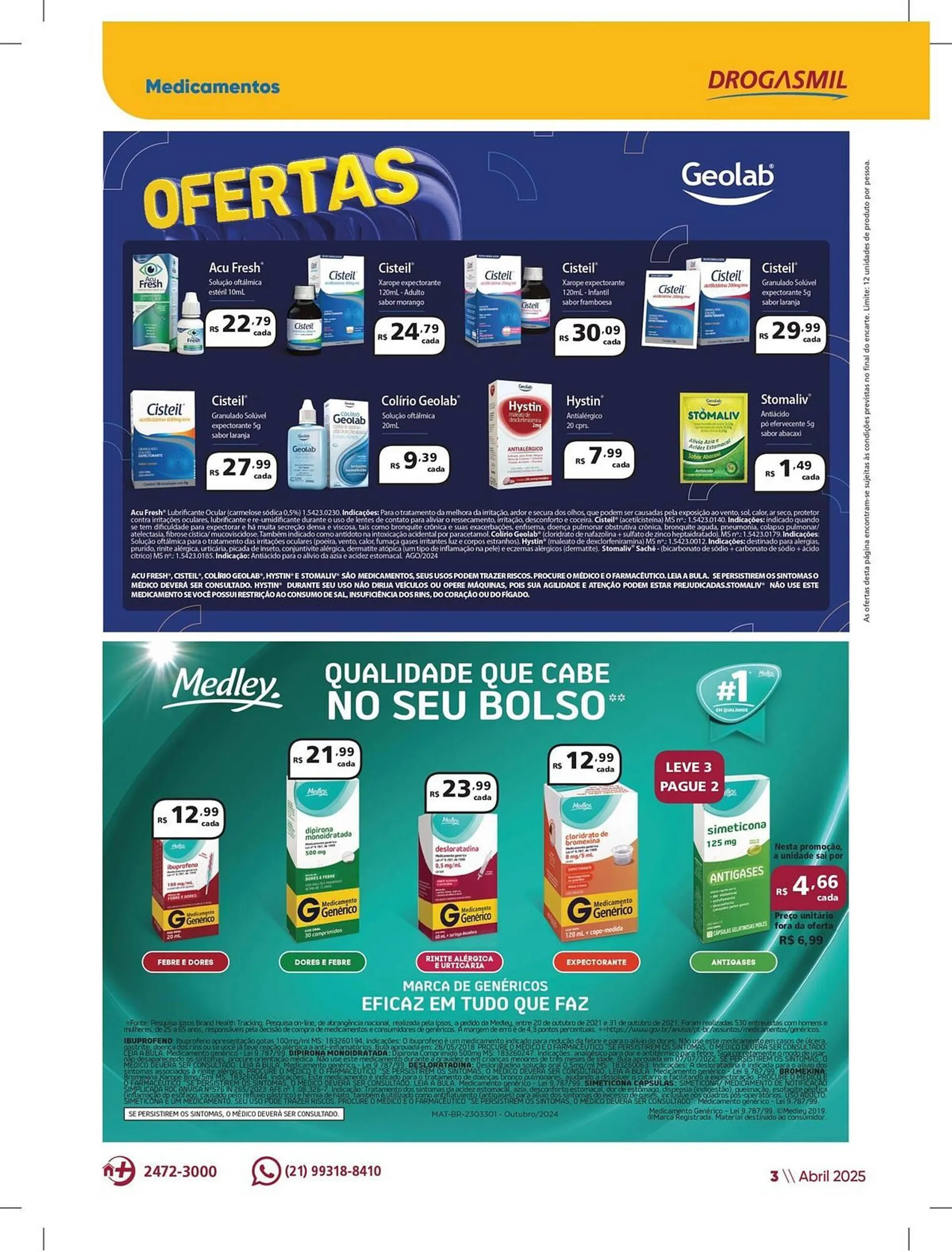 Encarte de Catálogo Drogasmil 9 de abril até 1 de maio 2025 - Pagina 3