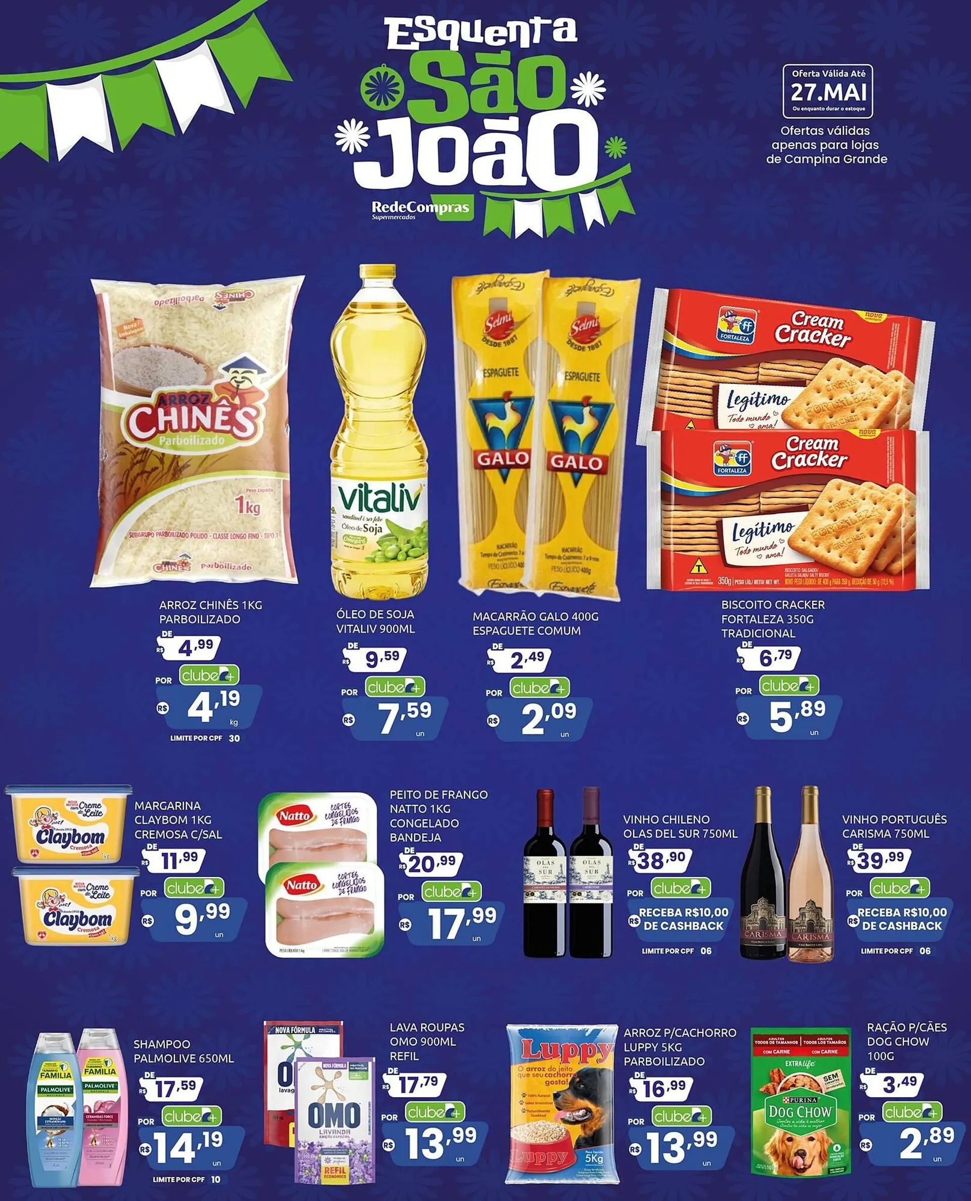 Encarte de Catálogo Rede Compras 22 de maio até 27 de maio 2025 - Pagina 1