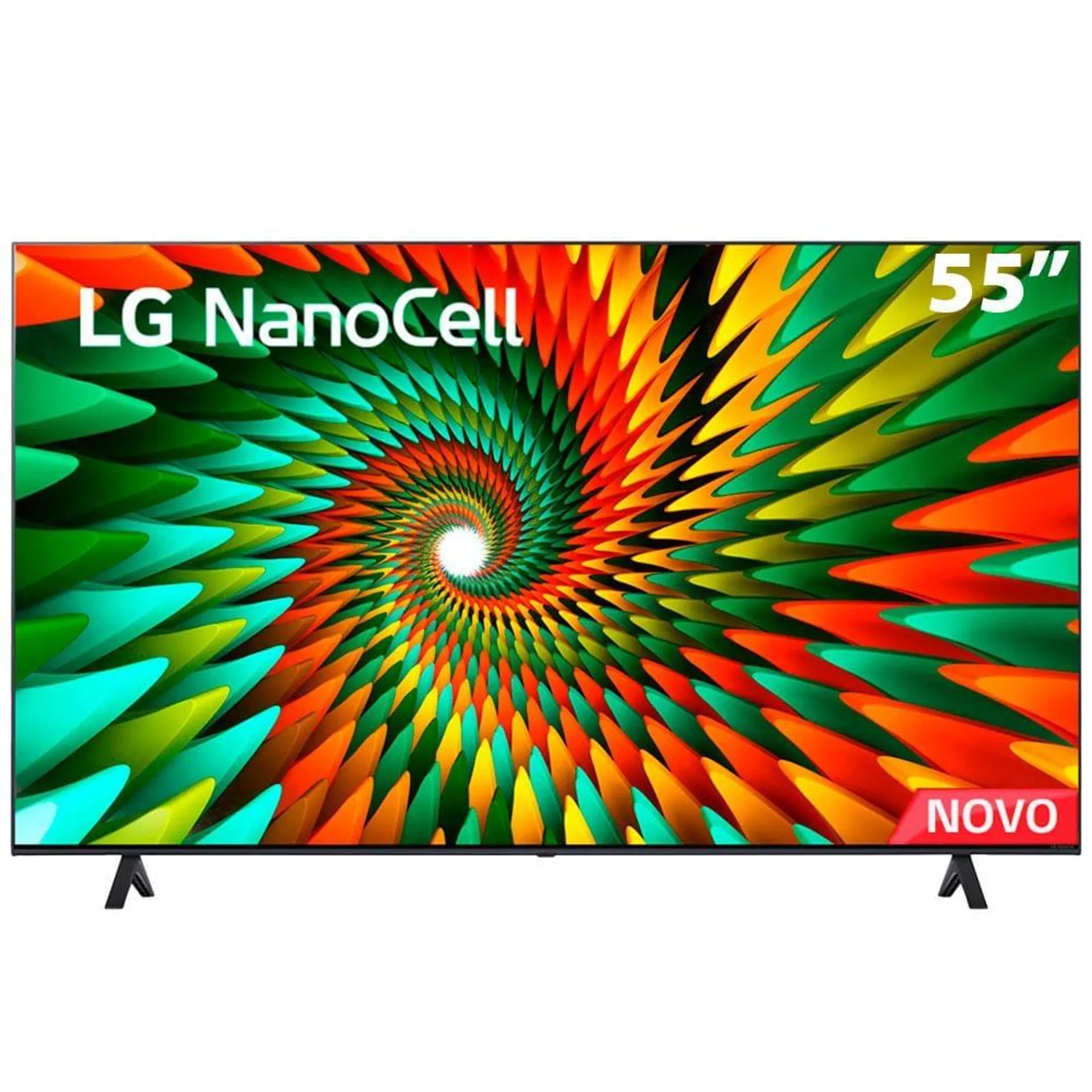 Smart TV 55" 4K LG NanoCell 55NANO77SRA Bluetooth, ThinQ AI, Alexa, Google Assistente, Airplay, 3 HDMIs