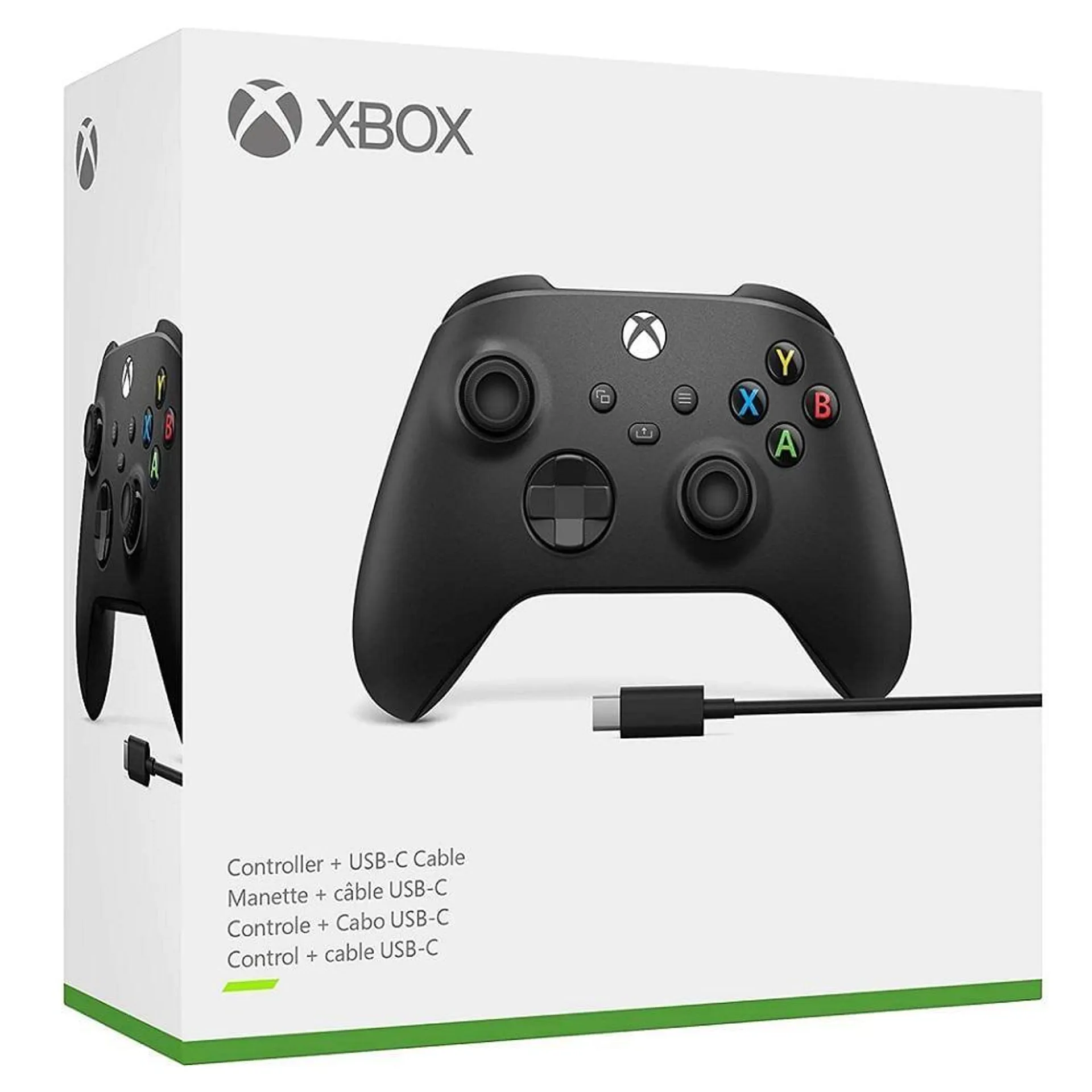 Controle sem fio Xbox + cabo USB-C, 1V8-00013, MICROSOFT