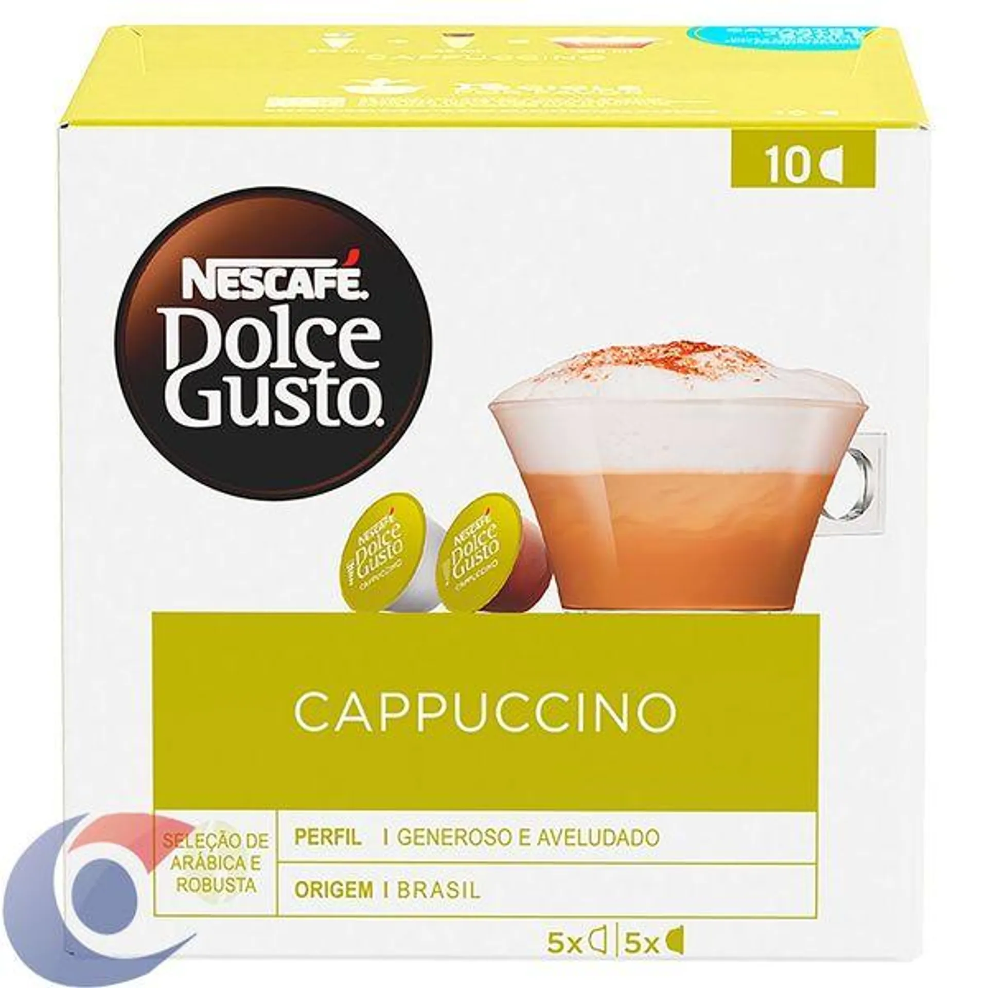 Café Em Cápsula Nescafé Dolce Gusto Cappuccino 10 Cápsulas