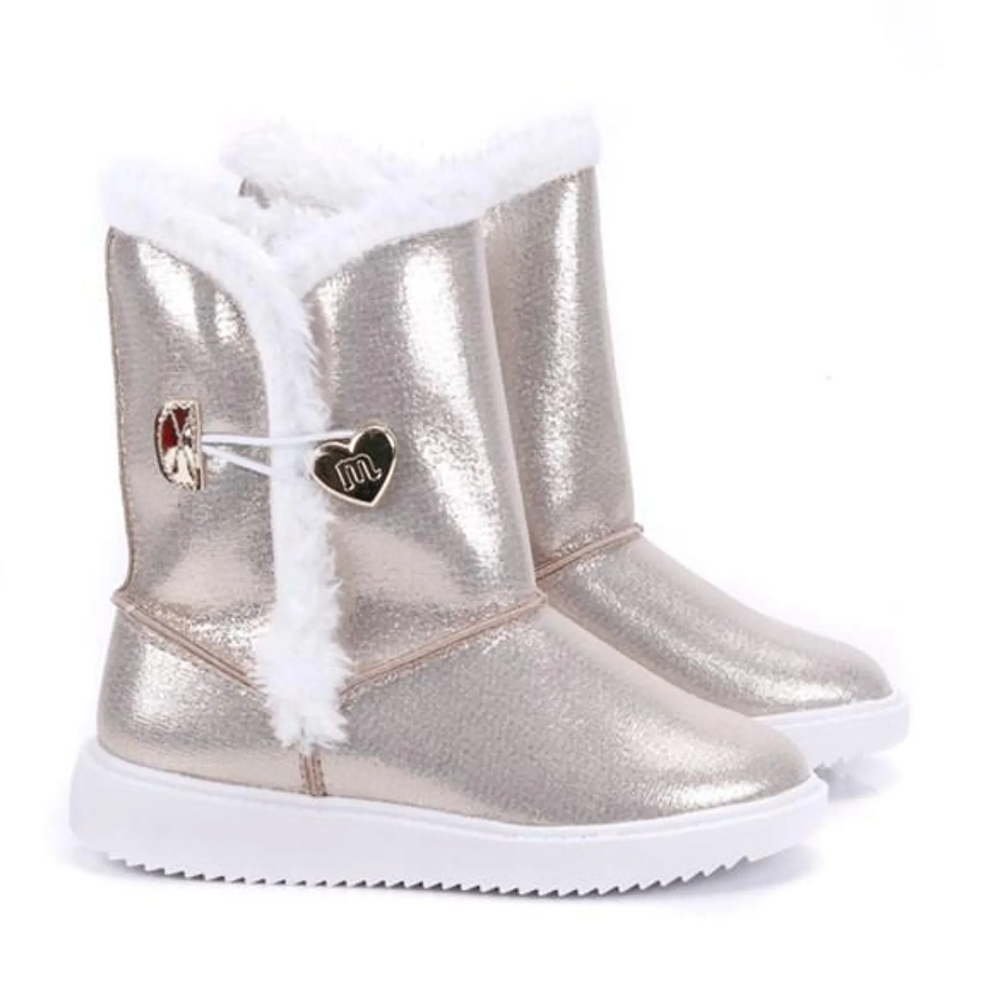 Bota Ugg Molekinha Feminina Infantil - DOURADO