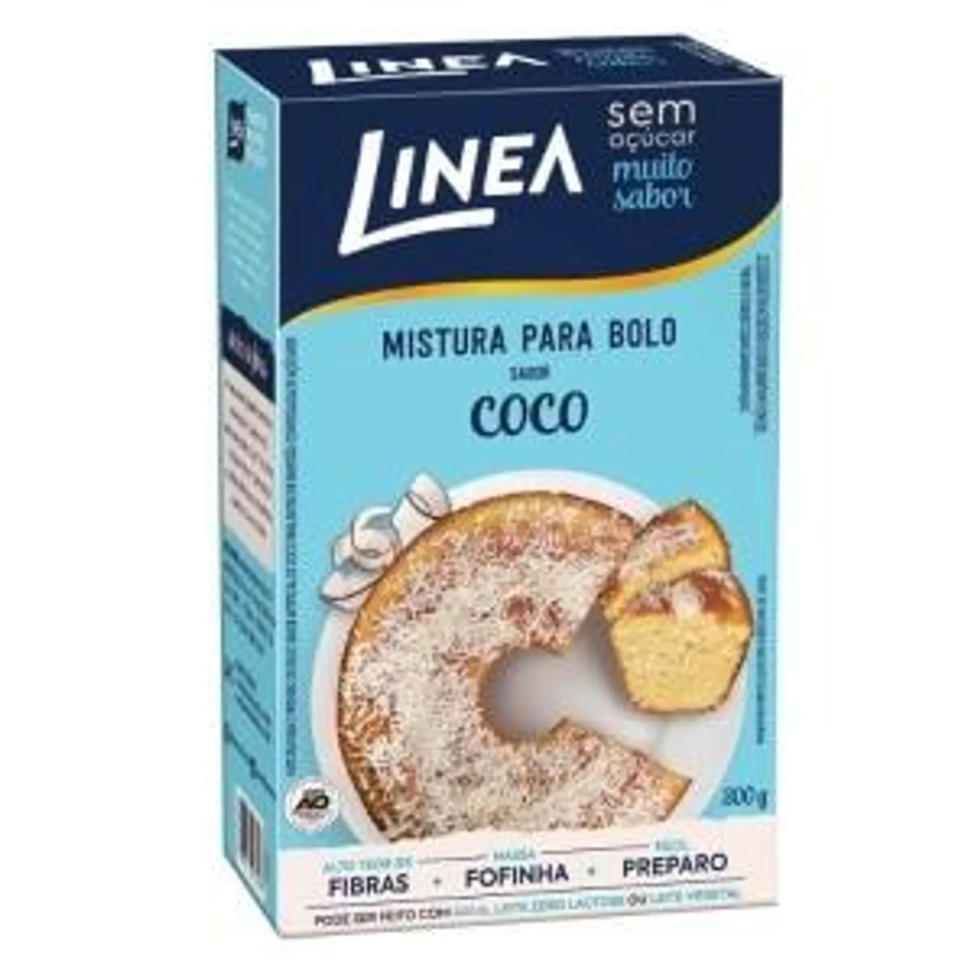 Mistura Bolo Linea Sem Açúcar Coco 300g