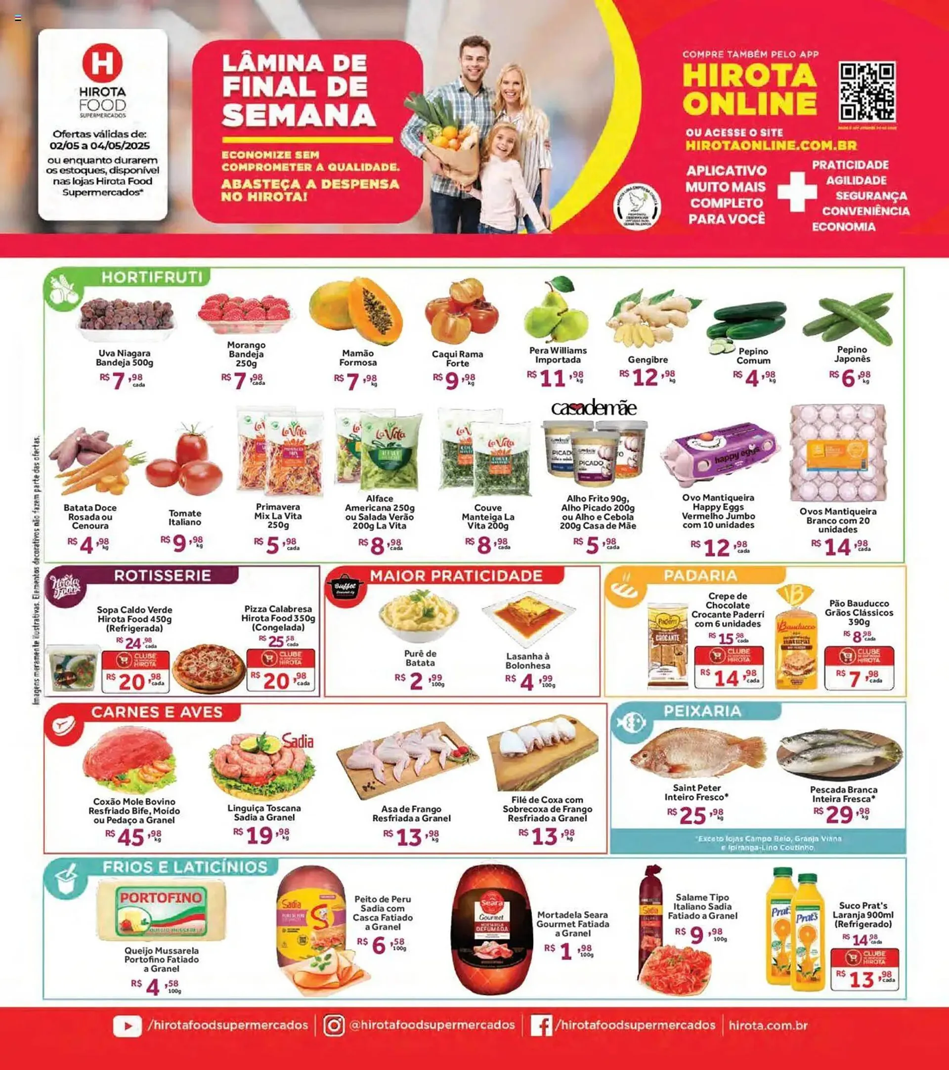 Encarte de Catálogo Hirota Food Supermercado 2 de maio até 4 de maio 2025 - Pagina 1