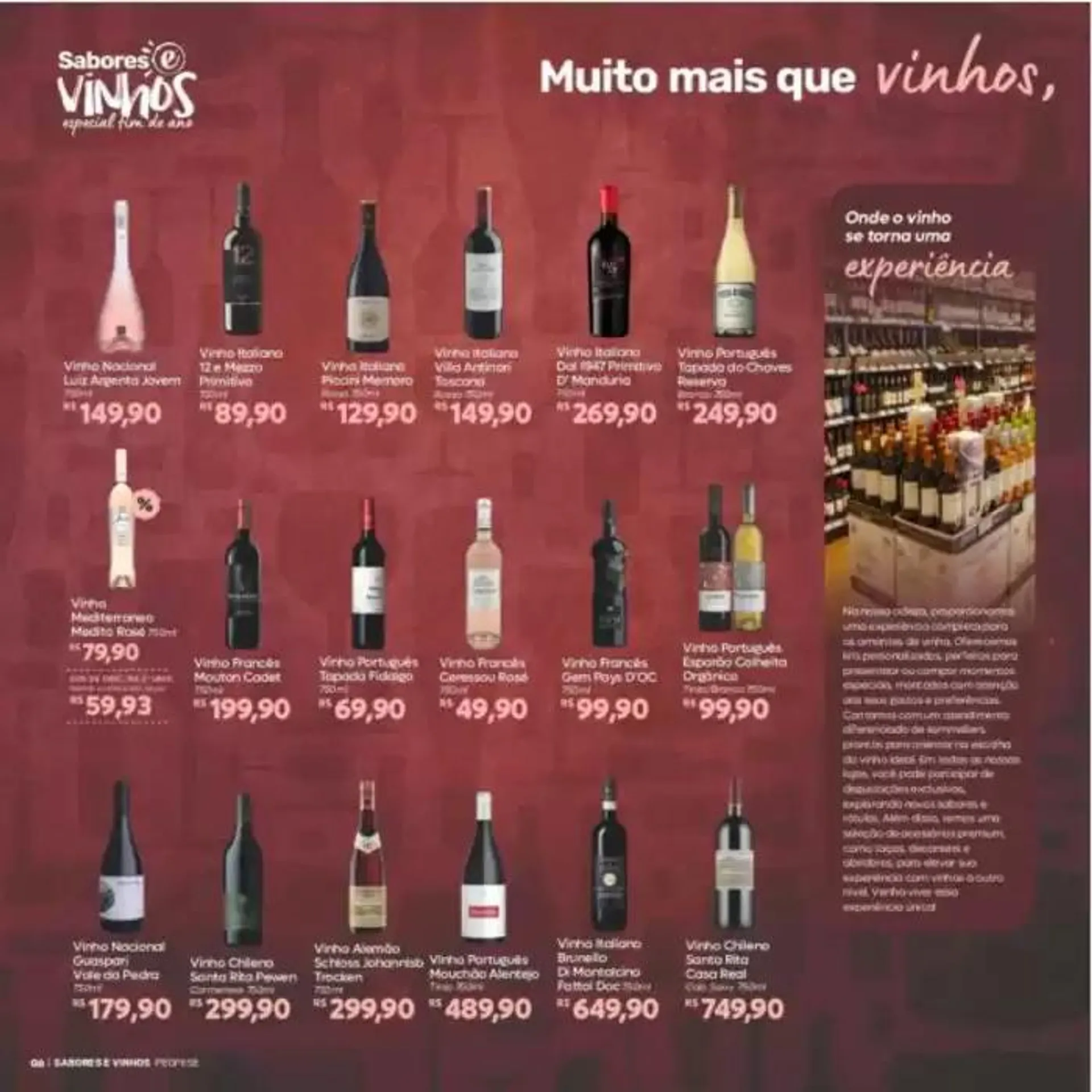 Encarte de Tabloide Sabores e Vinhos 5 de dezembro até 2 de janeiro 2025 - Pagina 8