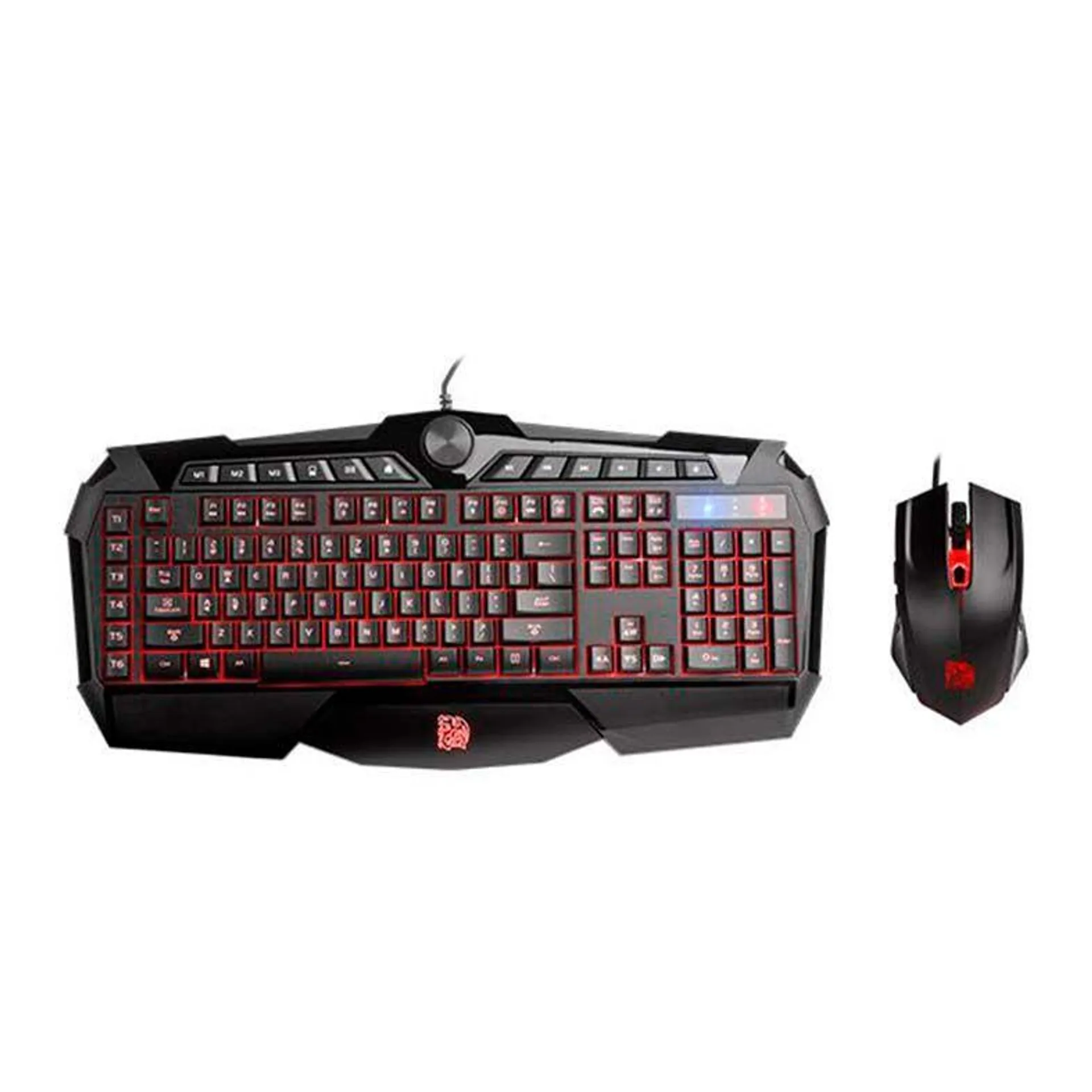 Kit Teclado e Mouse Thermaltake Sports Challenger Prime Combo, KB-CPC-MBBRPB-01