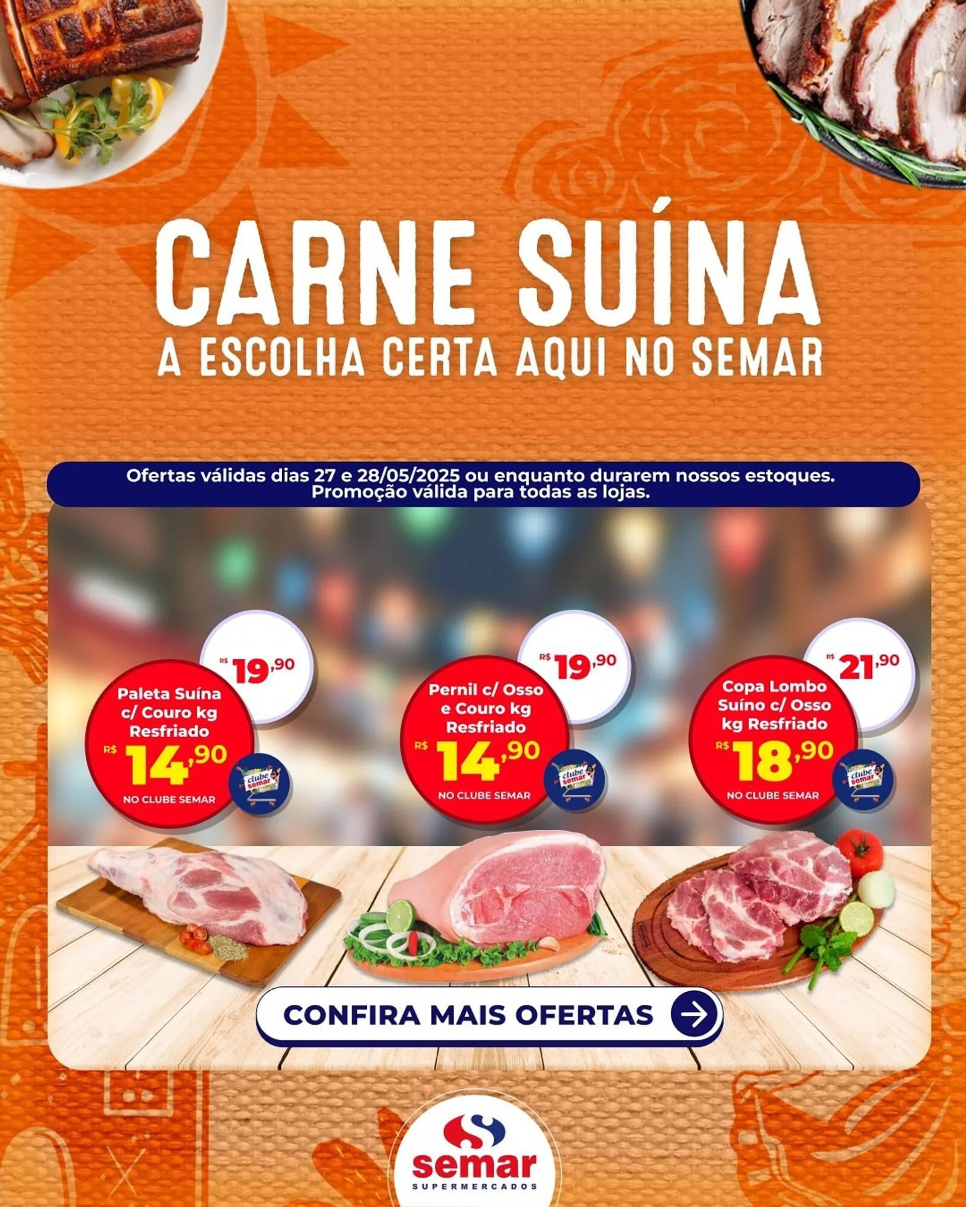 Encarte de Catálogo Semar Supermercado 26 de maio até 28 de maio 2025 - Pagina 1