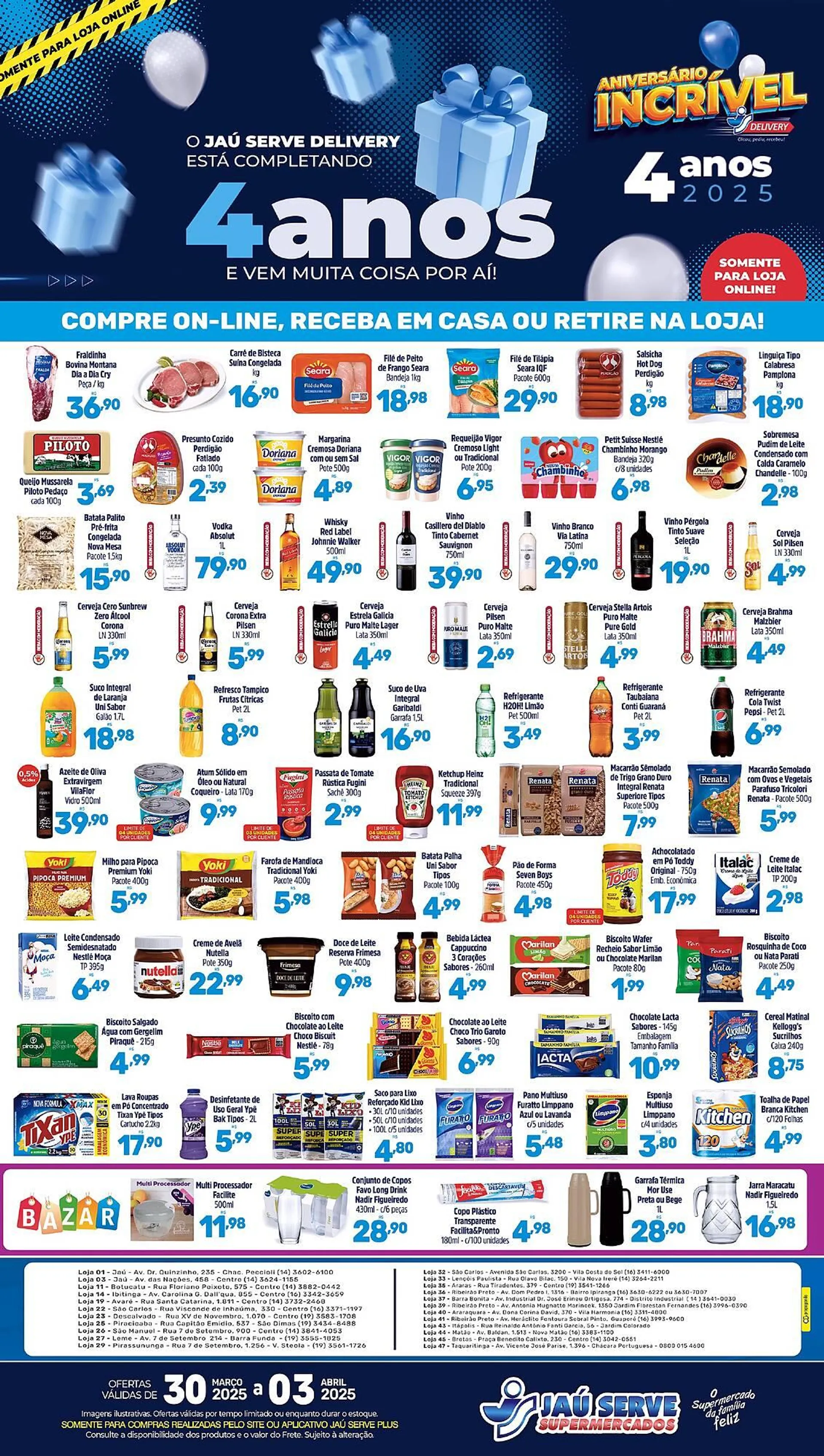 Encarte de Catálogo Supermercados Jau Serve 31 de março até 3 de abril 2025 - Pagina 2
