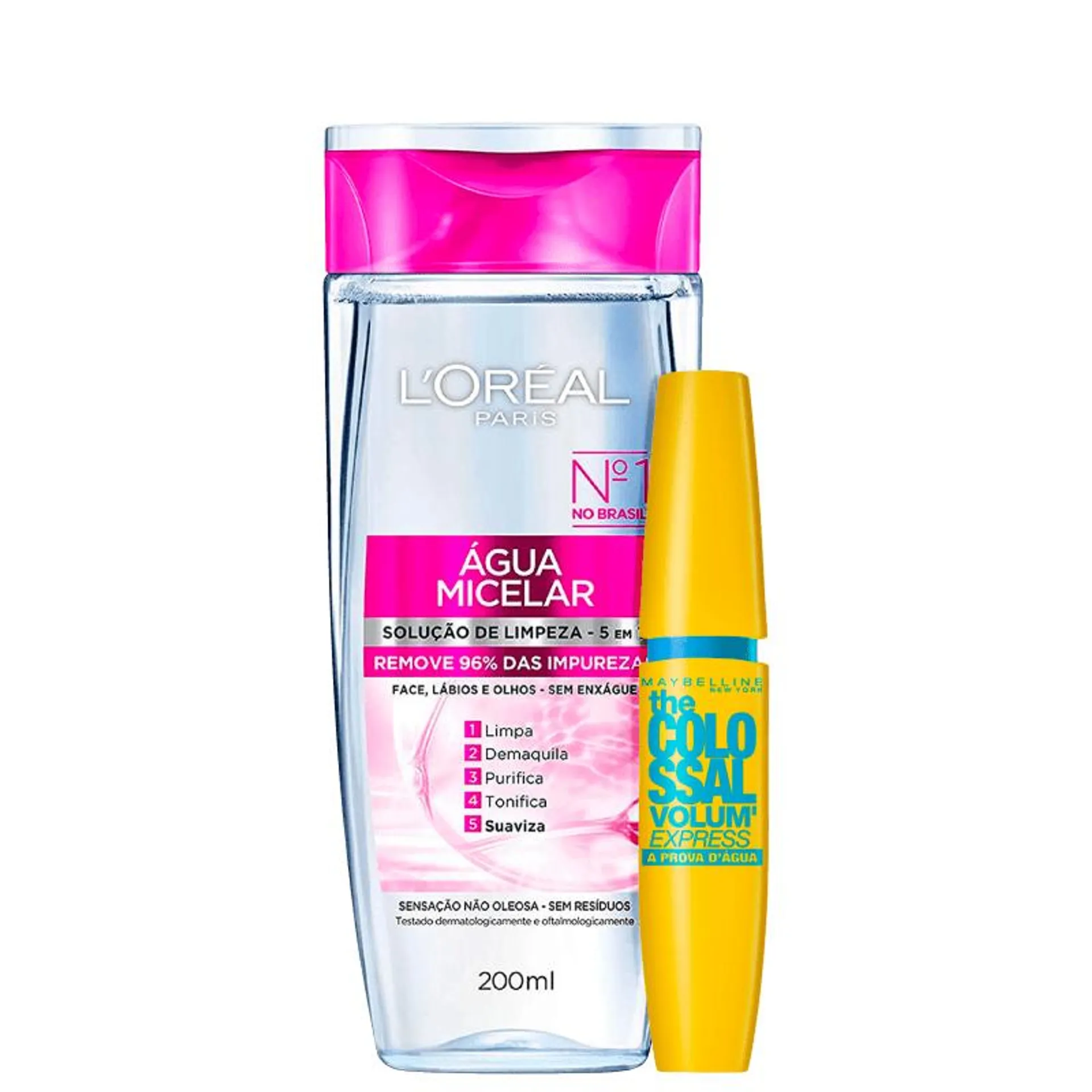 Kit Beleza na Web Maybelline Cílios Impactantes (2 produtos)