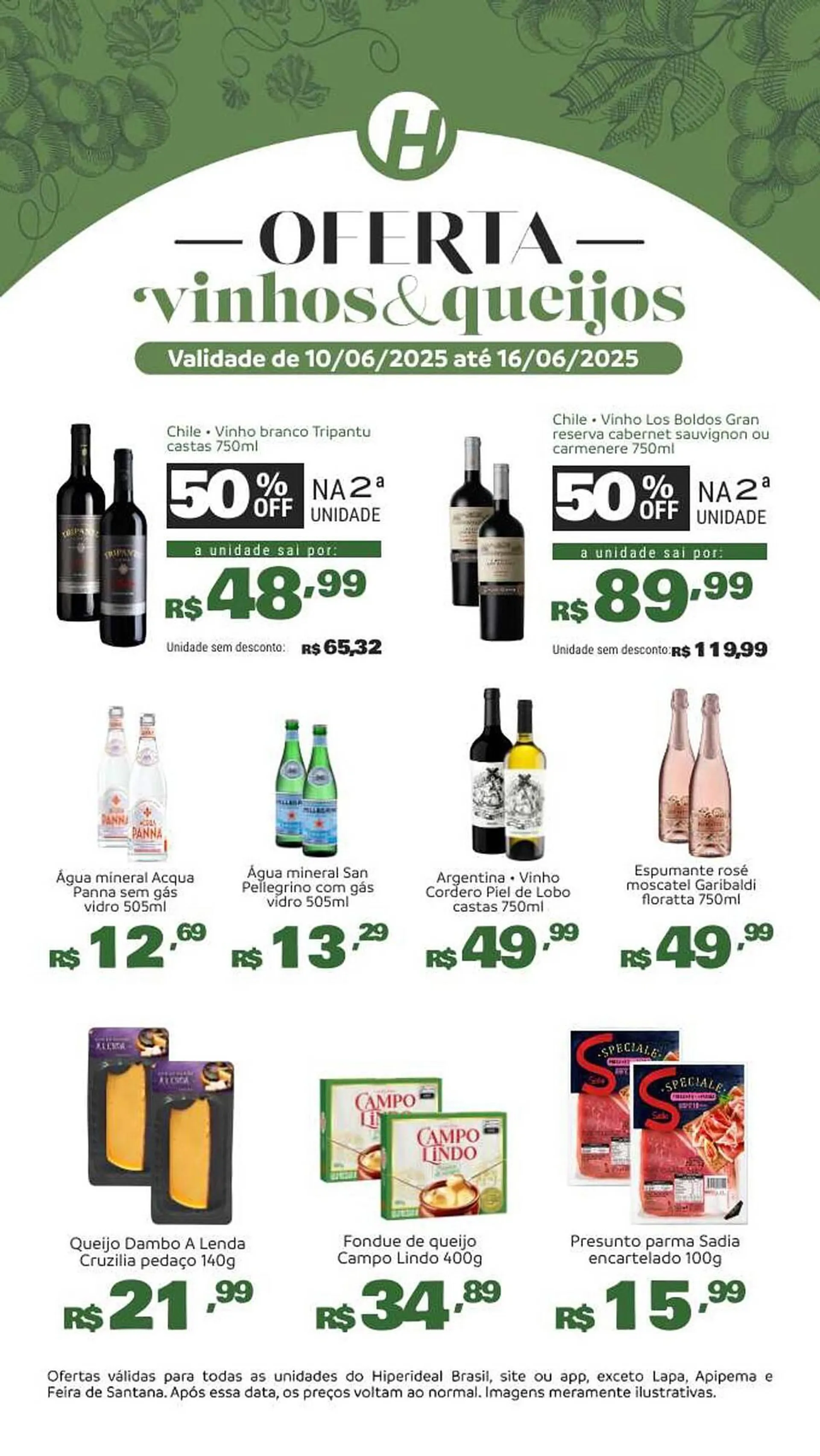 Encarte de Catálogo Hiperideal Supermercados 10 de junho até 16 de junho 2025 - Pagina 2