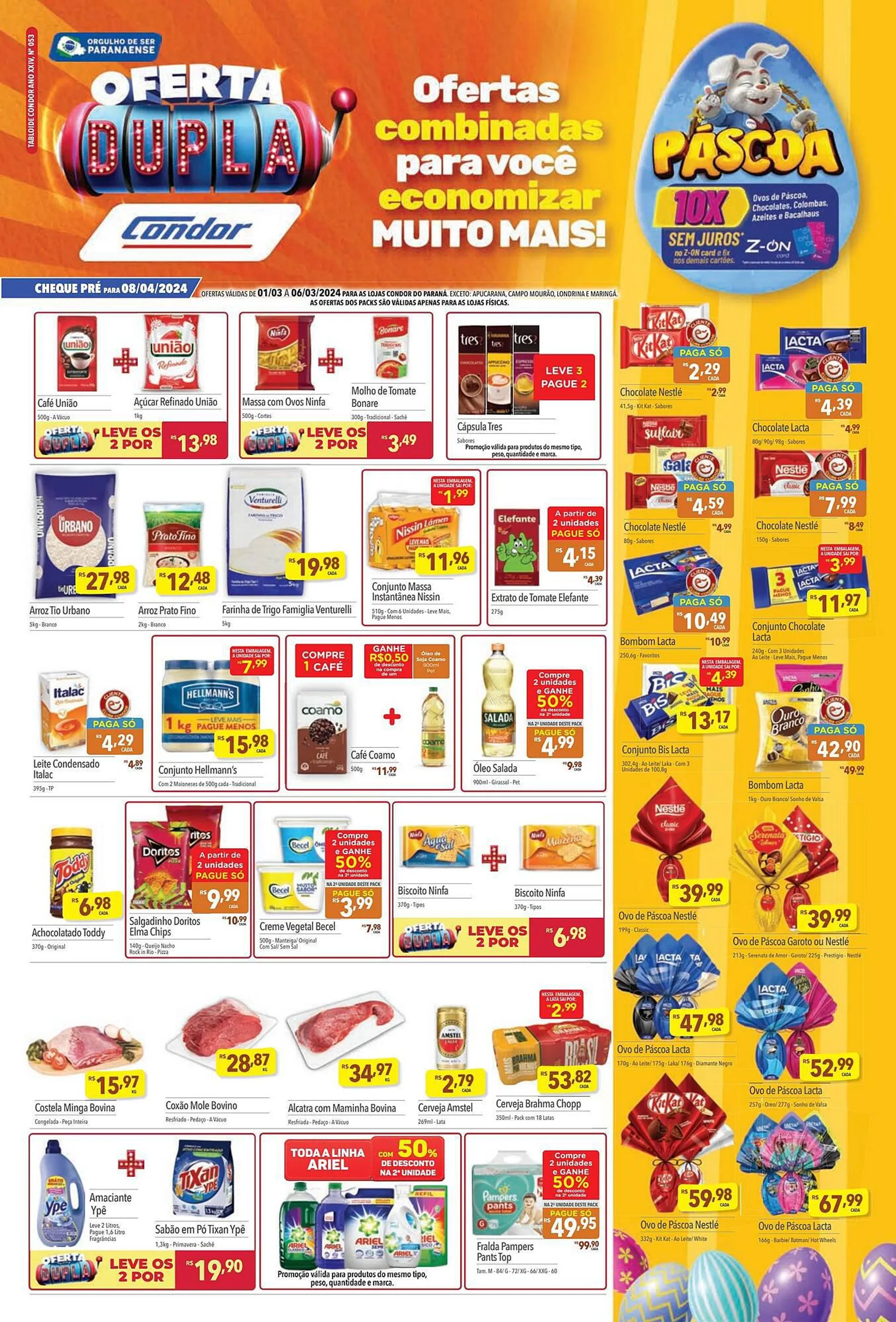 Encarte de Catálogo Supermercados Condor 29 de fevereiro até 6 de março 2024 - Pagina 