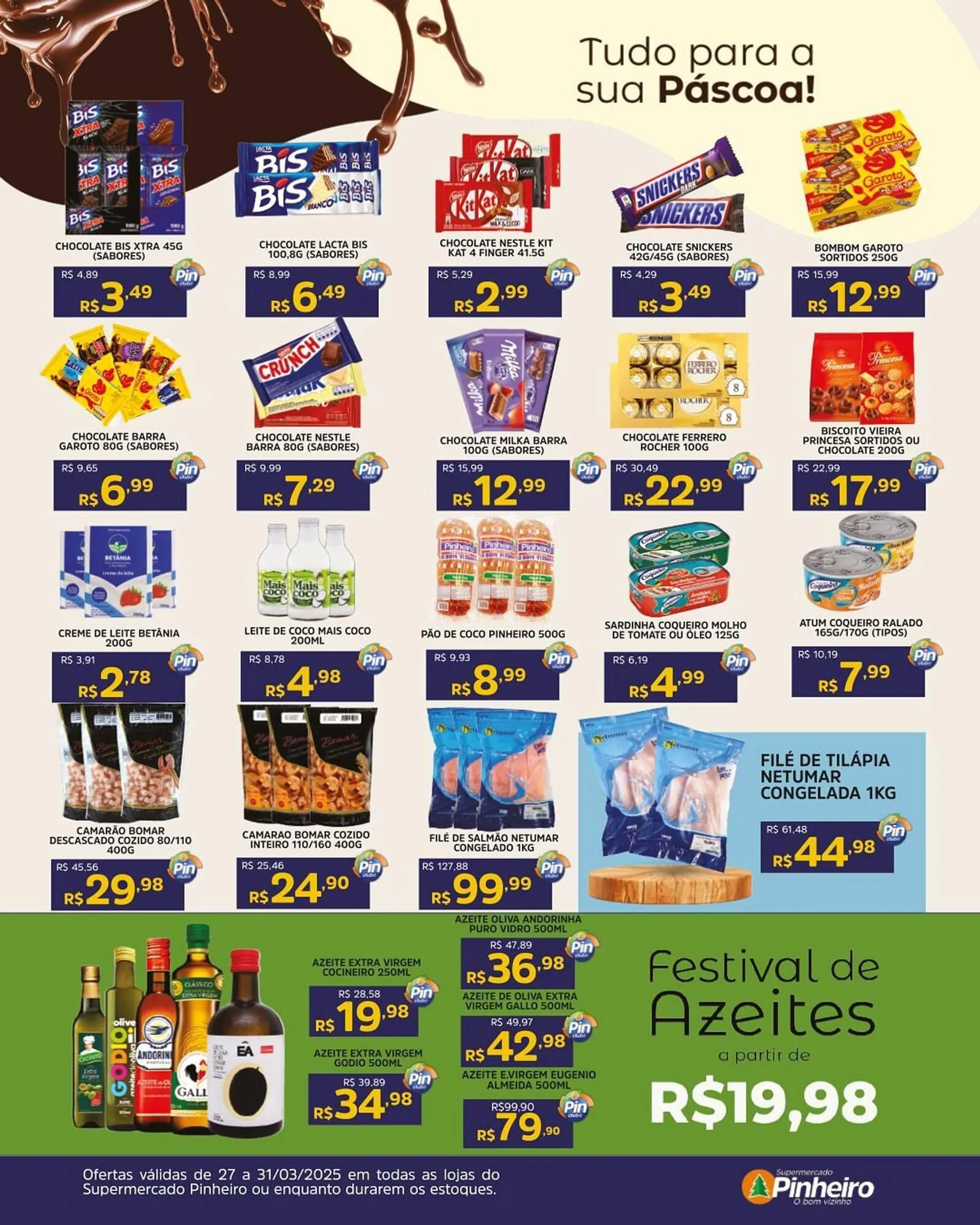 Encarte de Catálogo Pinheiro Supermercado 27 de março até 31 de março 2025 - Pagina 4