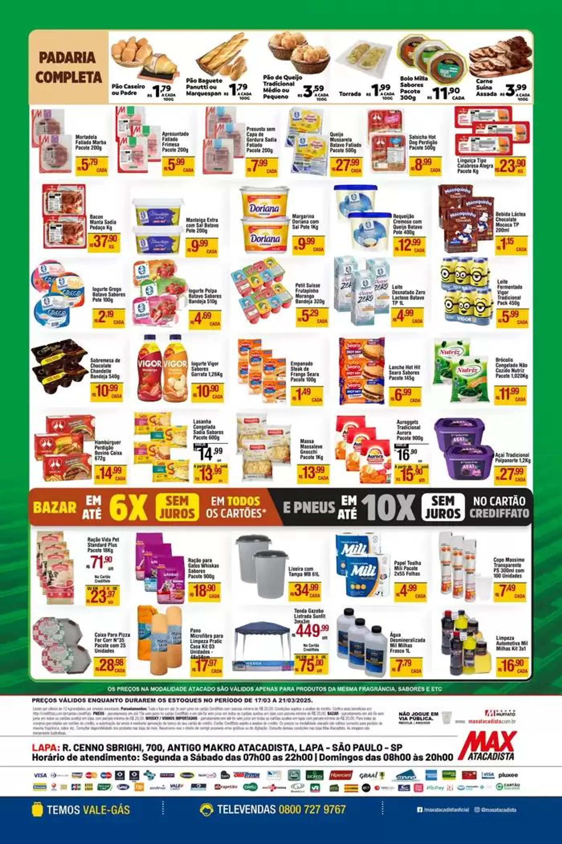Encarte de Promoções especiais em andamento 17 de março até 21 de março 2025 - Pagina 4