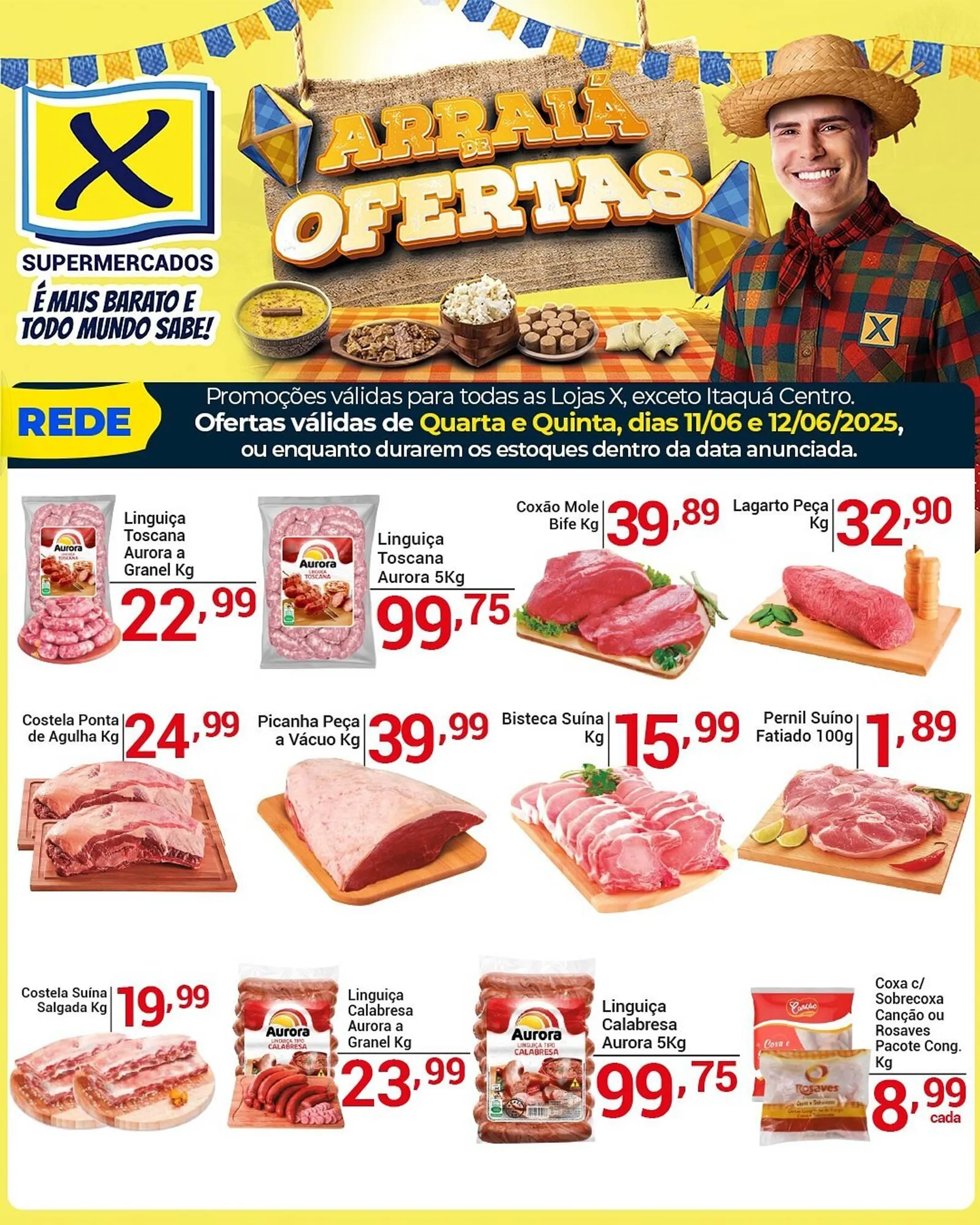 Encarte de Catálogo X Supermercados 11 de junho até 12 de junho 2025 - Pagina 3