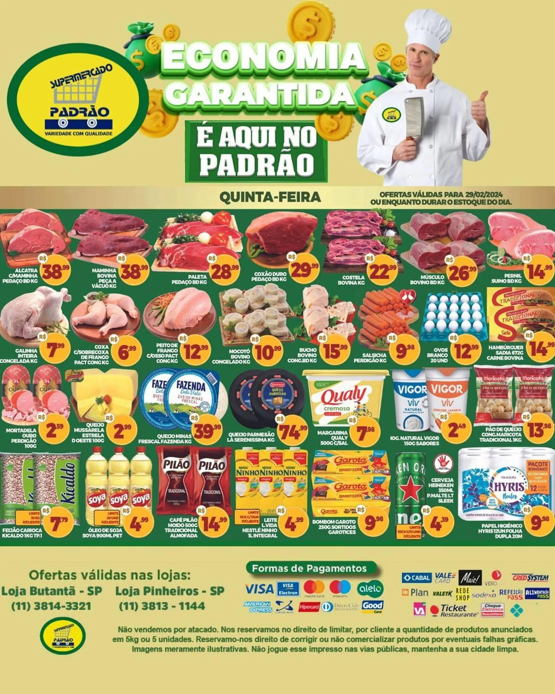 Encarte de Catálogo Supermercado Padrão 28 de fevereiro até 29 de fevereiro 2024 - Pagina 