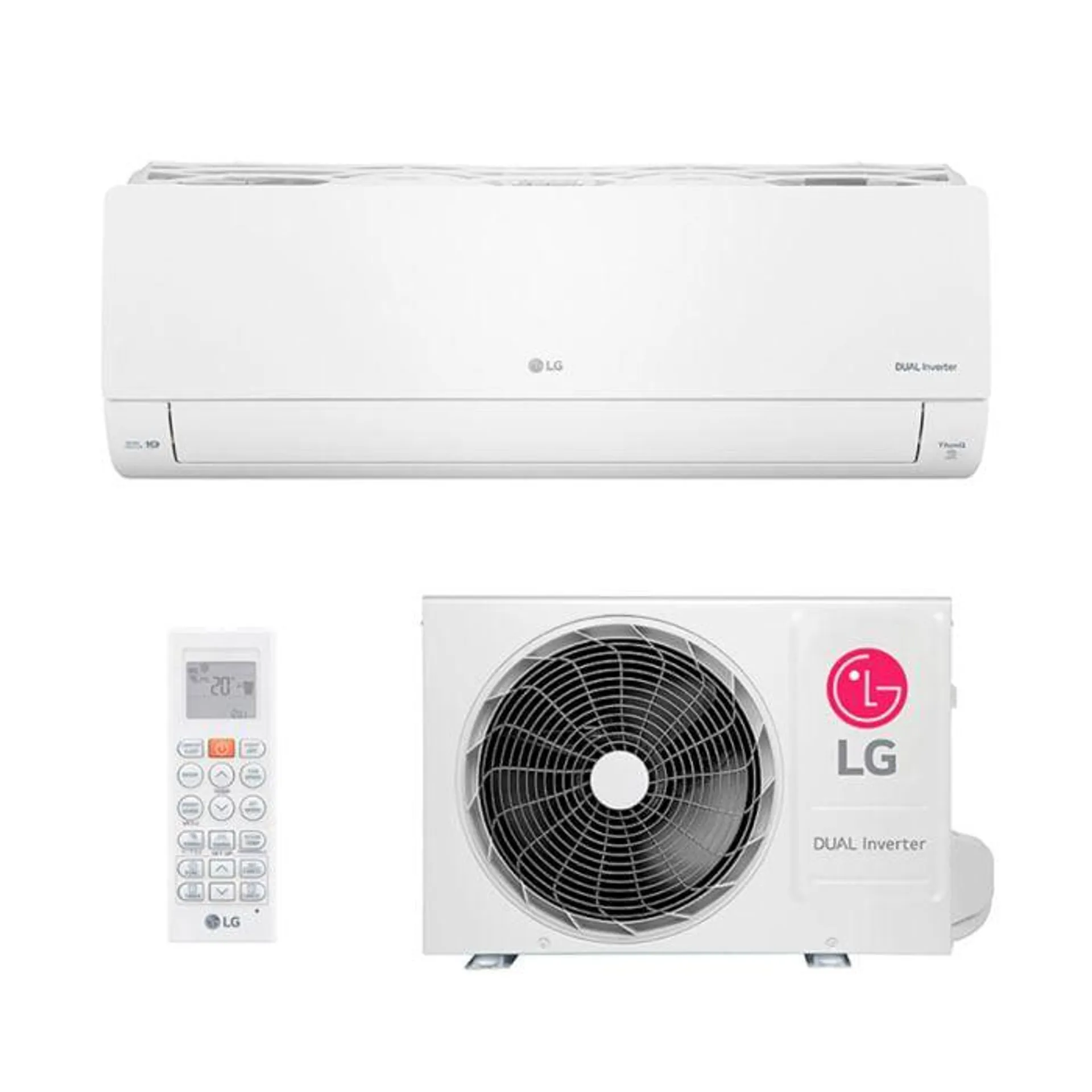 Ar Condicionado Split Inverter LG Hi Wall Dual Voice +AI 12000 BTUs Frio S3NQ12JA31K.EB2GAMZ - 220V